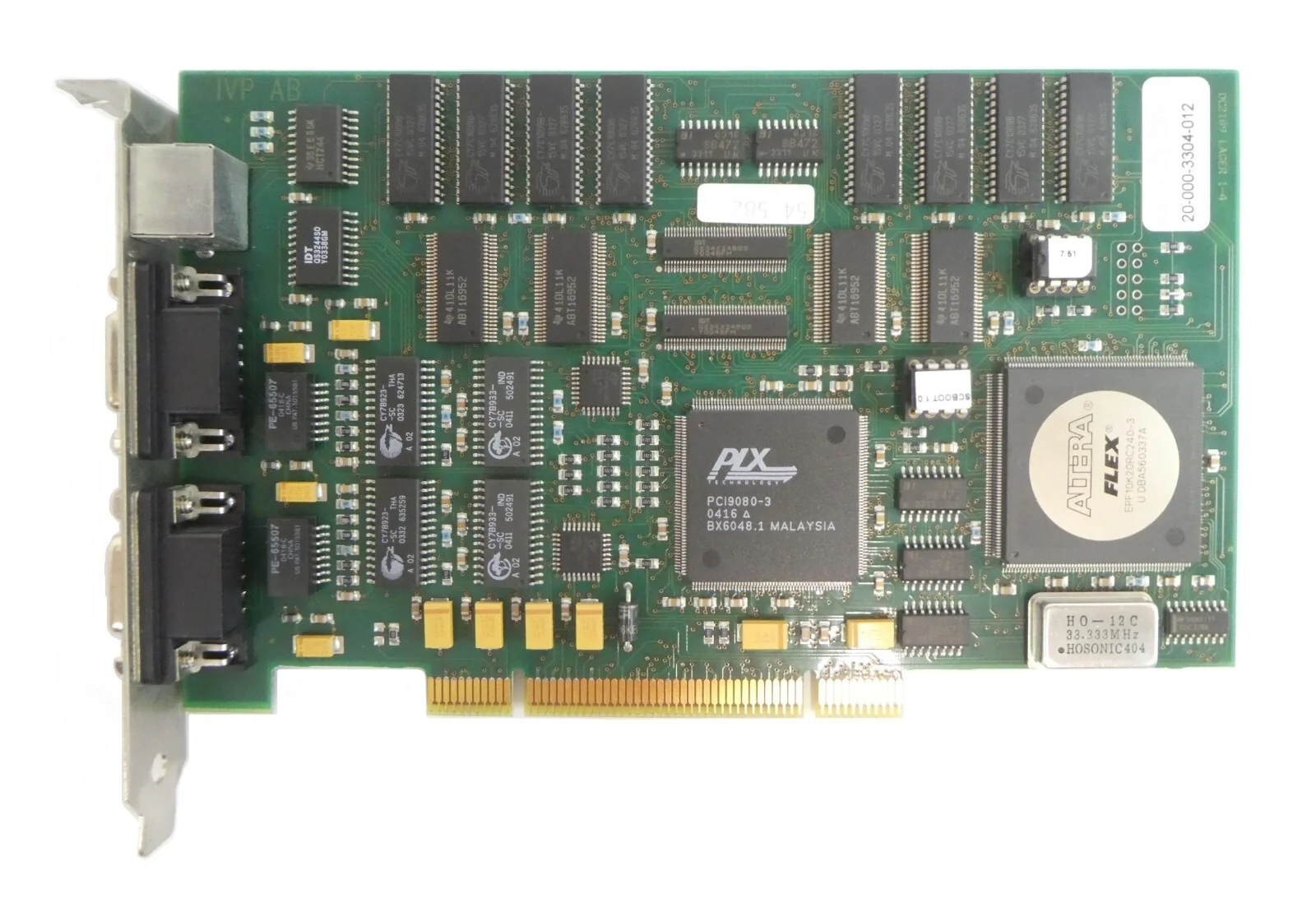 IVP AB 20-000-3304-012 Data Acquisition PCB Card Working Surplus