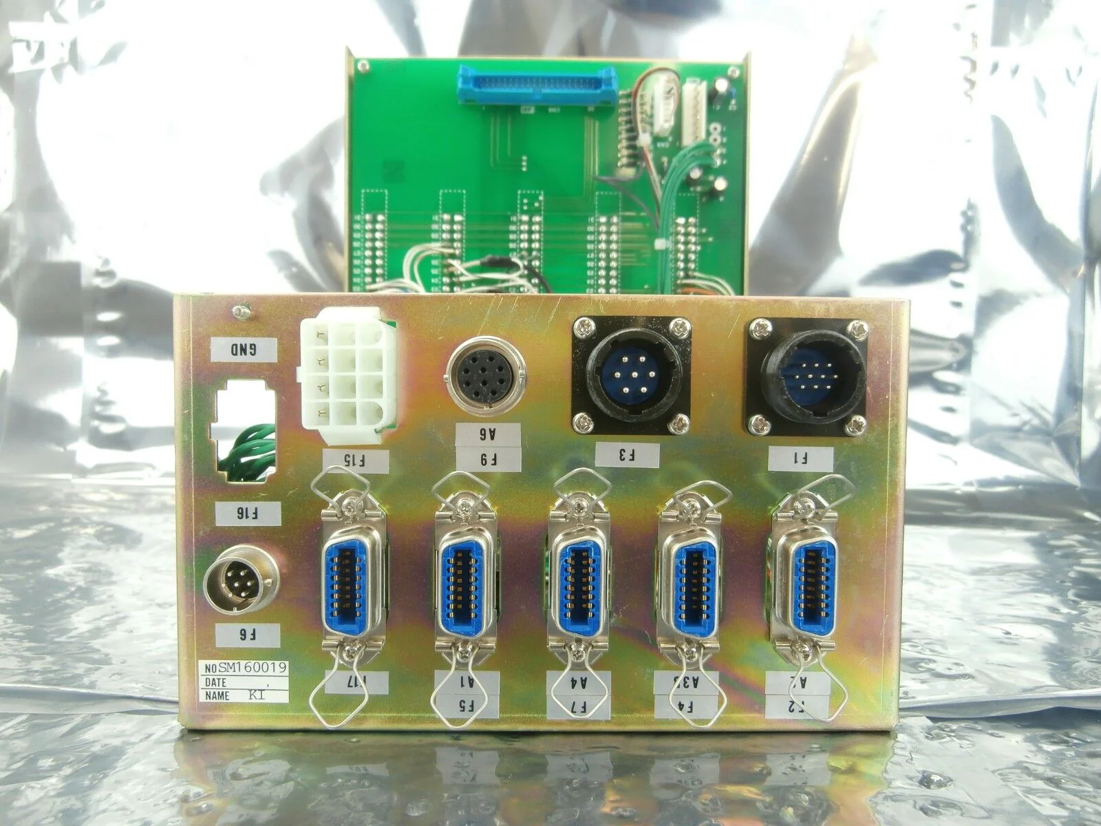JEOL AP002100(00) Backplane PCB KI Assembly LENS MPB JSM-6400F Used Working - Image 2