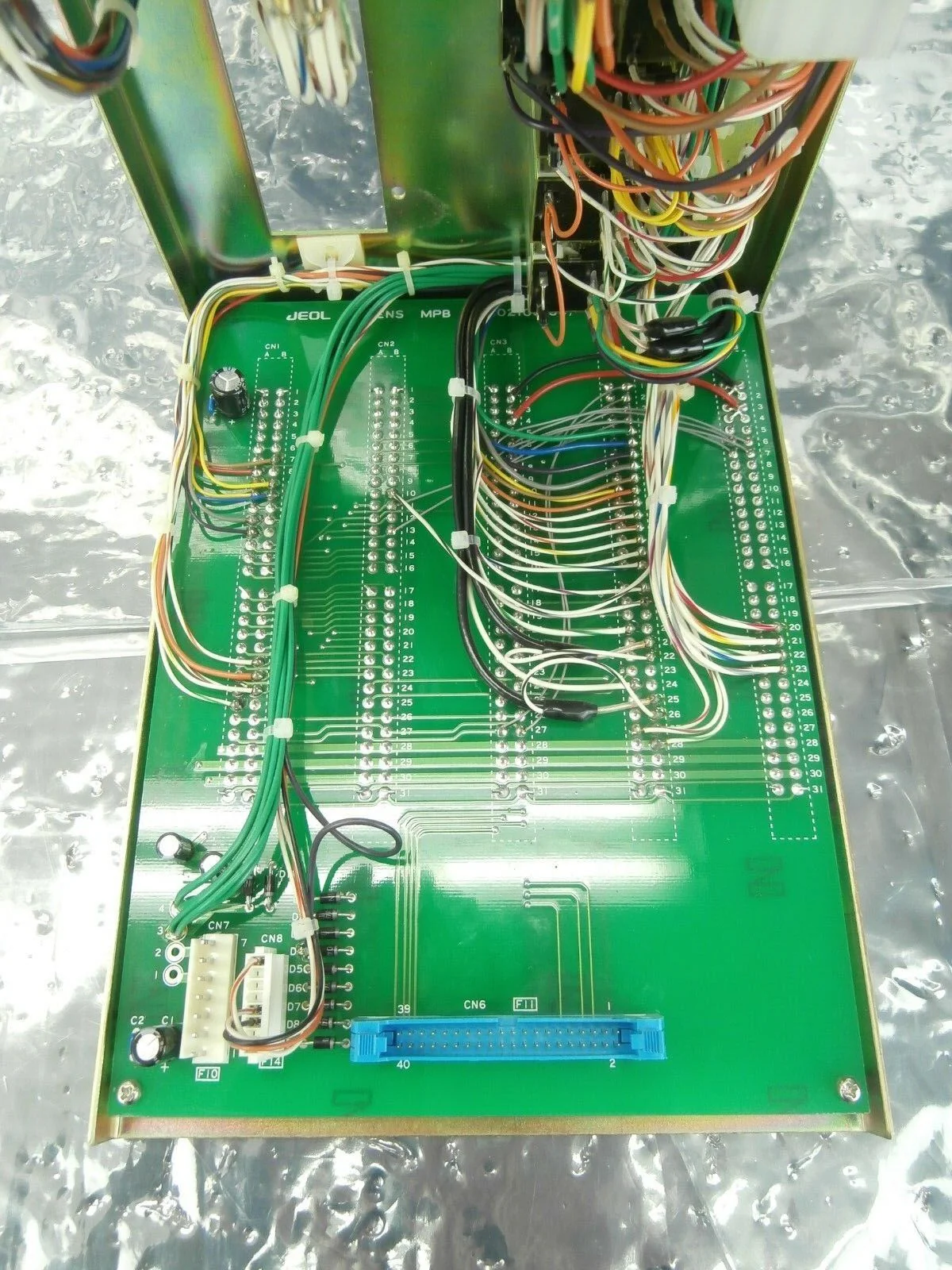JEOL AP002100(00) Backplane PCB KI Assembly LENS MPB JSM-6400F Used Working - Image 8