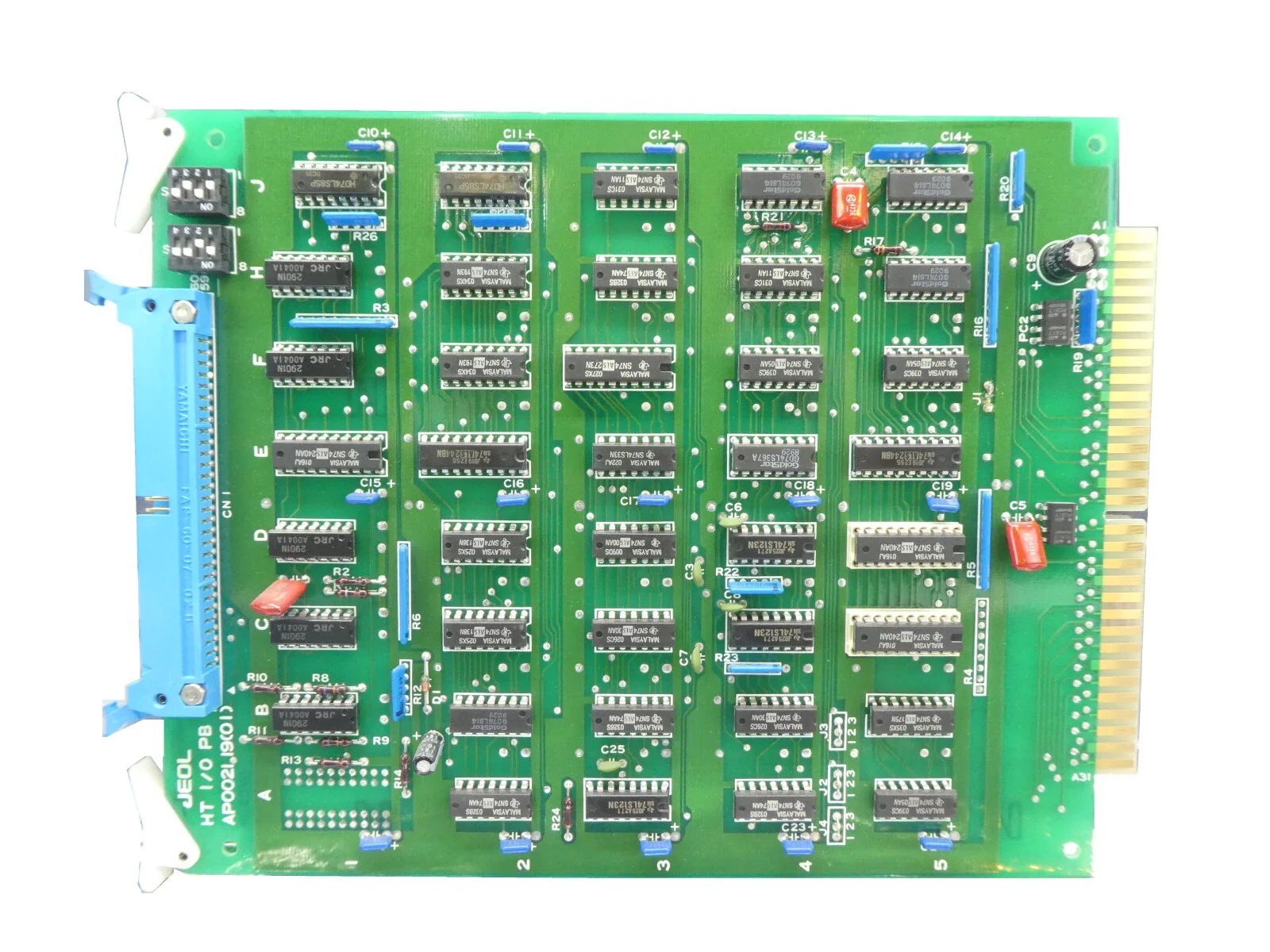 JEOL AP002119(01) I/O PCB Card HT I/O PB JSM-6300F SEM Working Surplus - Image 2