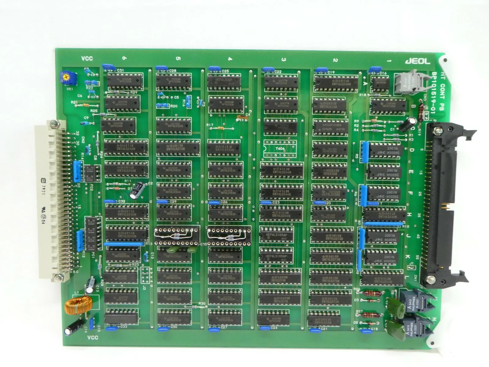 JEOL BP101519-01 Driver PCB Card HT CONT PB JWS-7555S SEM Working Spare - Image 2