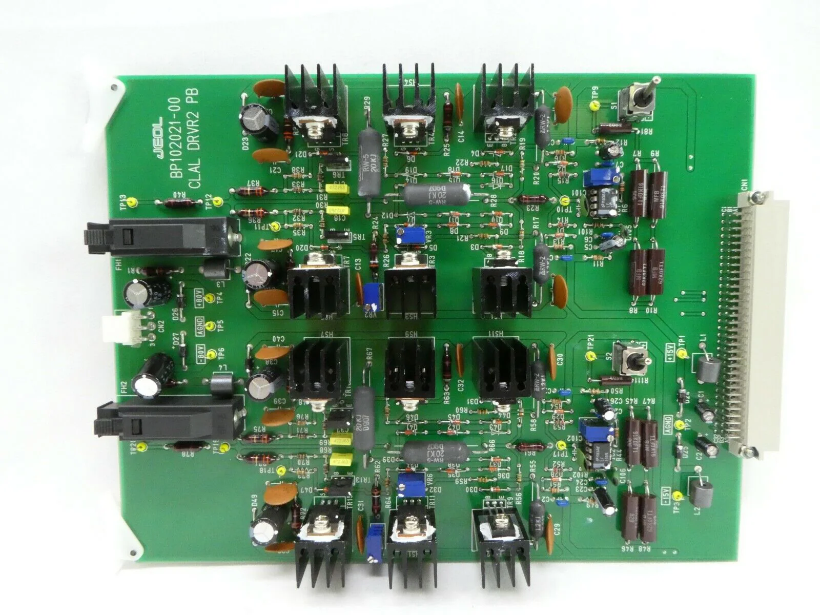 JEOL BP102021-00 Driver PCB Card CLAL DRVR2 PB JWS-2000 SEM Working Spare - Image 2