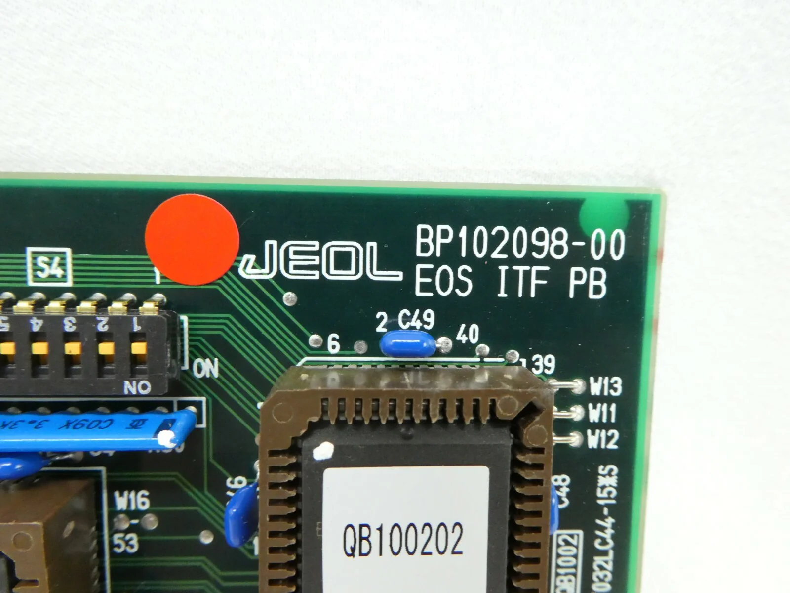 JEOL BP102098-00 Processor PCB Card EOS ITF PB JWS-7555S Wafer Defect Working - Image 8