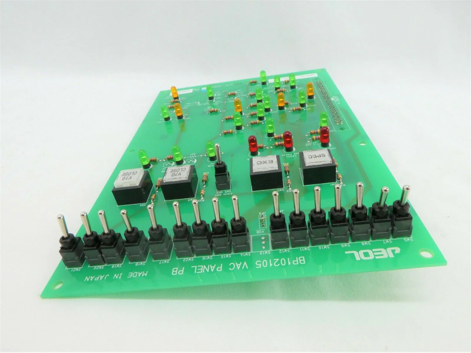 JEOL BP102105 VAC PANEL PB Board PCB JWS-2000 SEM System Working Spare - Image 5
