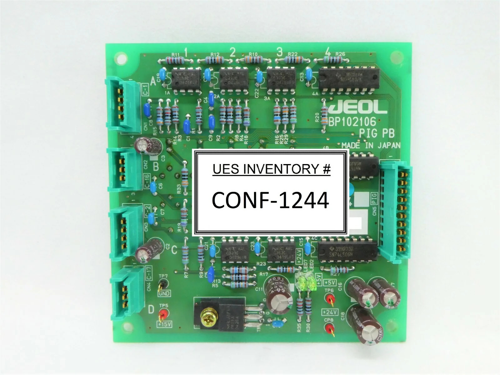 JEOL BP102106 PIG PB Board PCB 2TP-3A304 JWS-2000 Wafer Defect SEM Working Spare