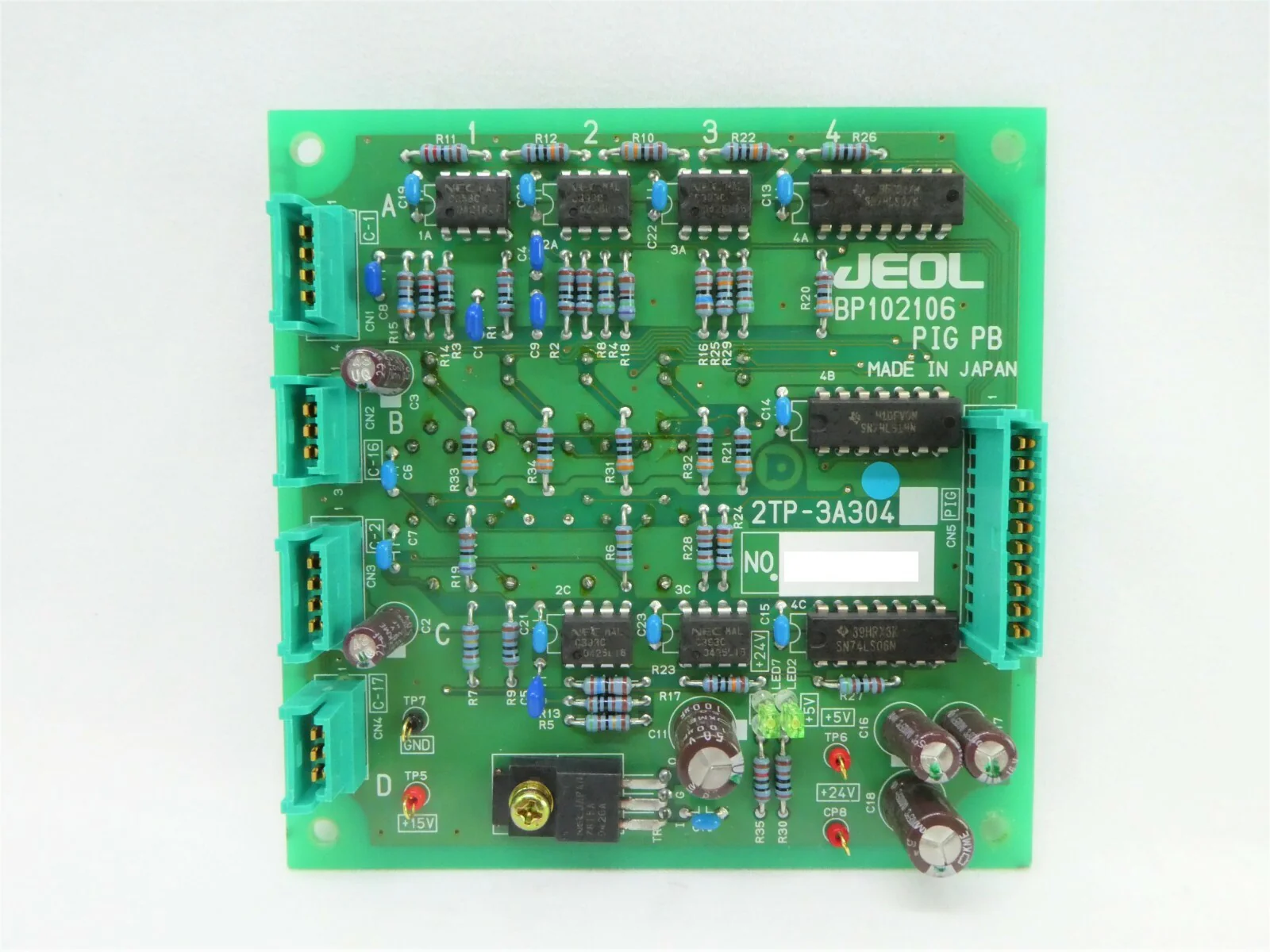 JEOL BP102106 PIG PB Board PCB 2TP-3A304 JWS-2000 Wafer Defect SEM Working Spare - Image 2