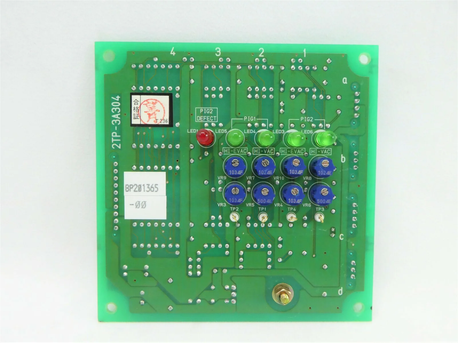 JEOL BP102106 PIG PB Board PCB 2TP-3A304 JWS-2000 Wafer Defect SEM Working Spare - Image 3