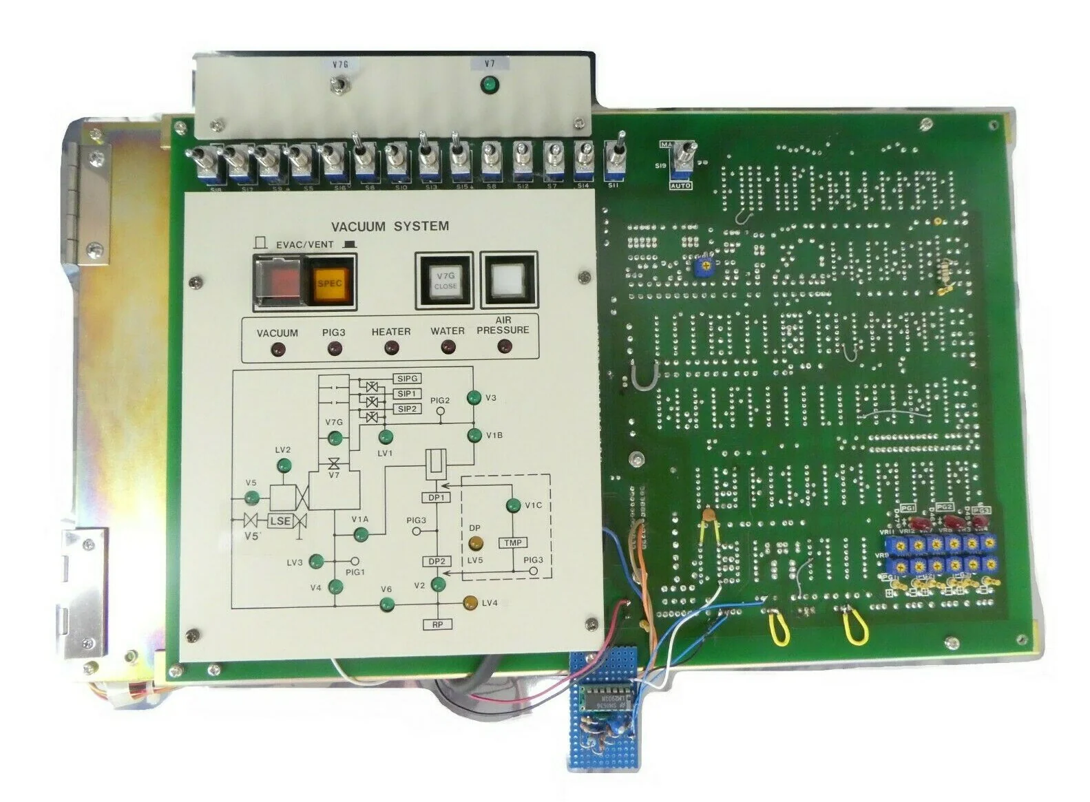 JEOL JSM-6300F Vacuum System Operator Interface Panel AP001129-01 Working Spare - Image 2
