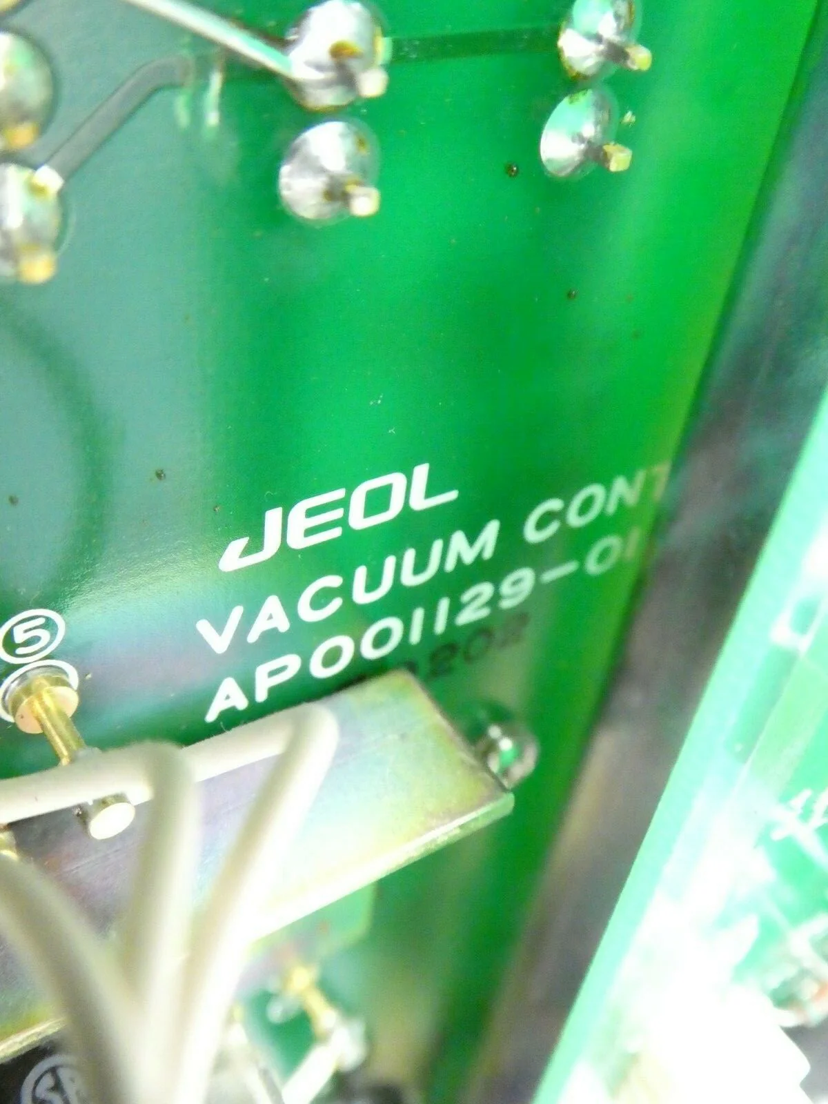 JEOL JSM-6300F Vacuum System Operator Interface Panel AP001129-01 Working Spare - Image 9