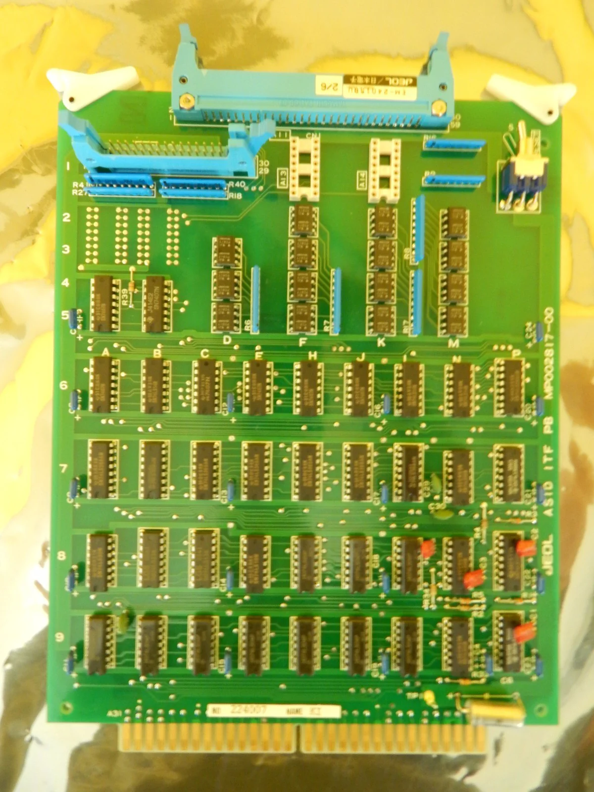 JEOL MP002817-00 ASID ITF PB Interface Board PCB Card EM-24015BU JEM-2010F - Image 2