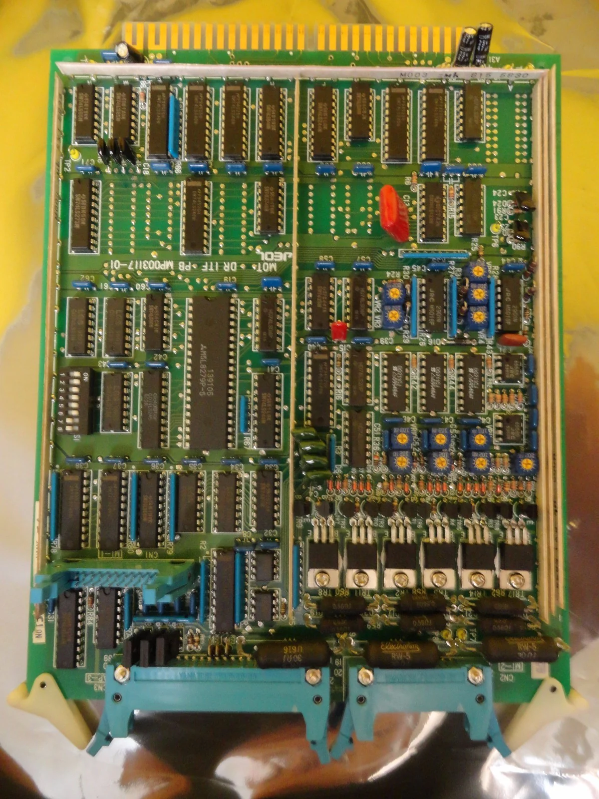 JEOL MP003117-01 MOT DR ITF PB Interface Board PCB Card JEM-2010F Working - Image 3