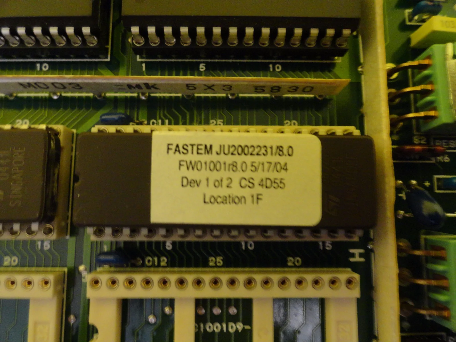 JEOL MP003460-00 MPU PB Processor Board PCB Card EM-2010F Working - Image 10