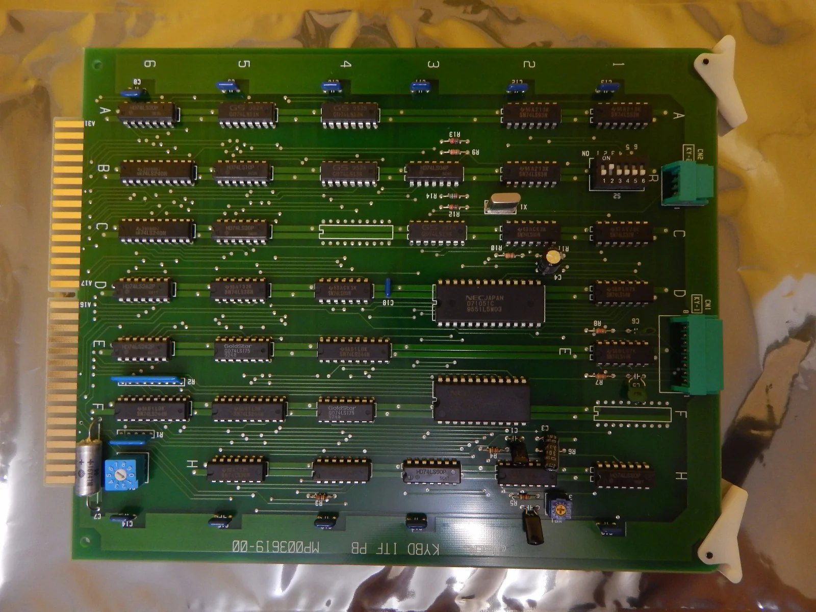 JEOL MP003619-00 KYBD ITF PB Interface Board PCB Card JEM-2010F Working - Image 3