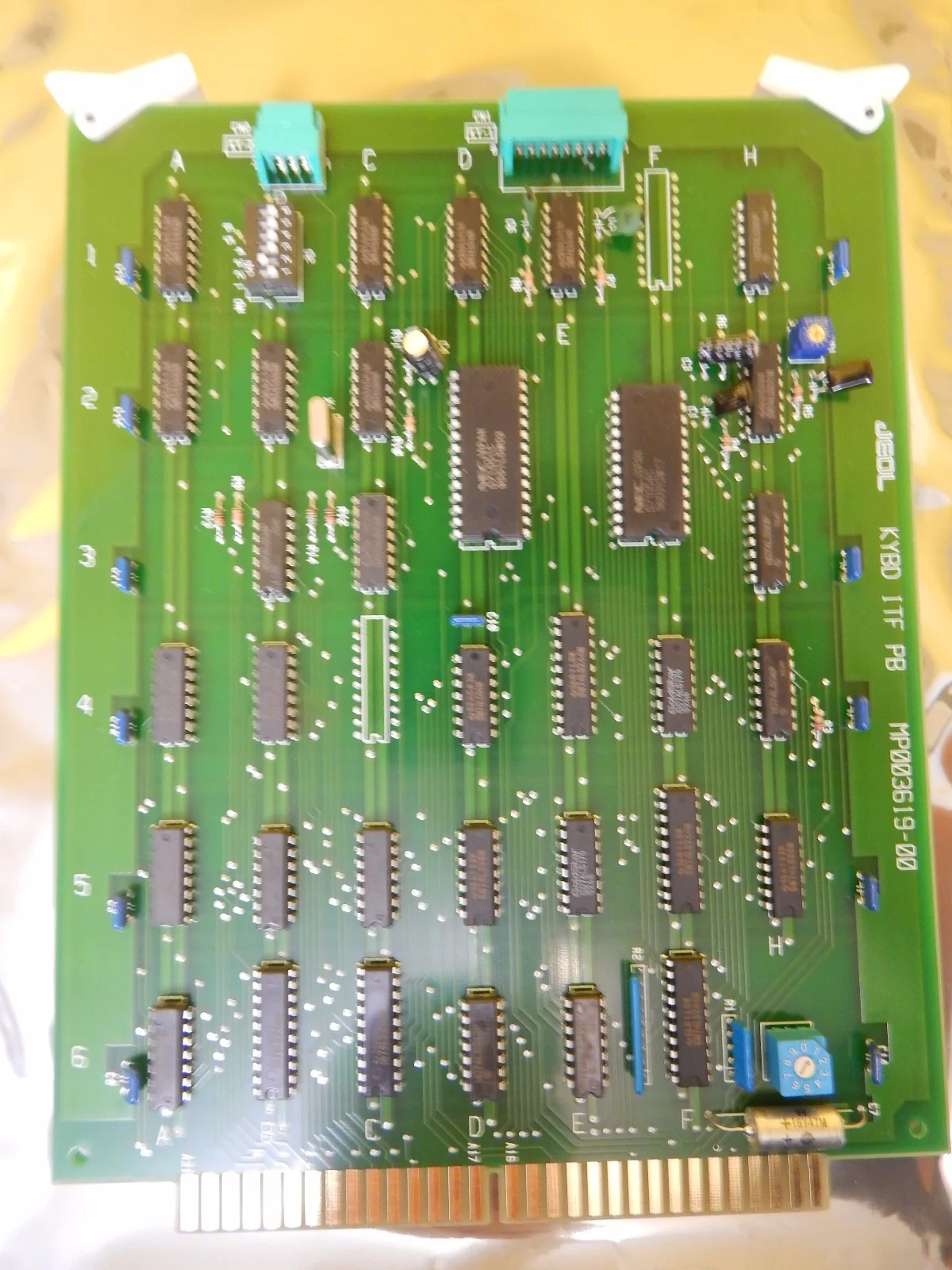 JEOL MP003619-00 KYBD ITF PB Interface Board PCB Card JEM-2010F Working - Image 4