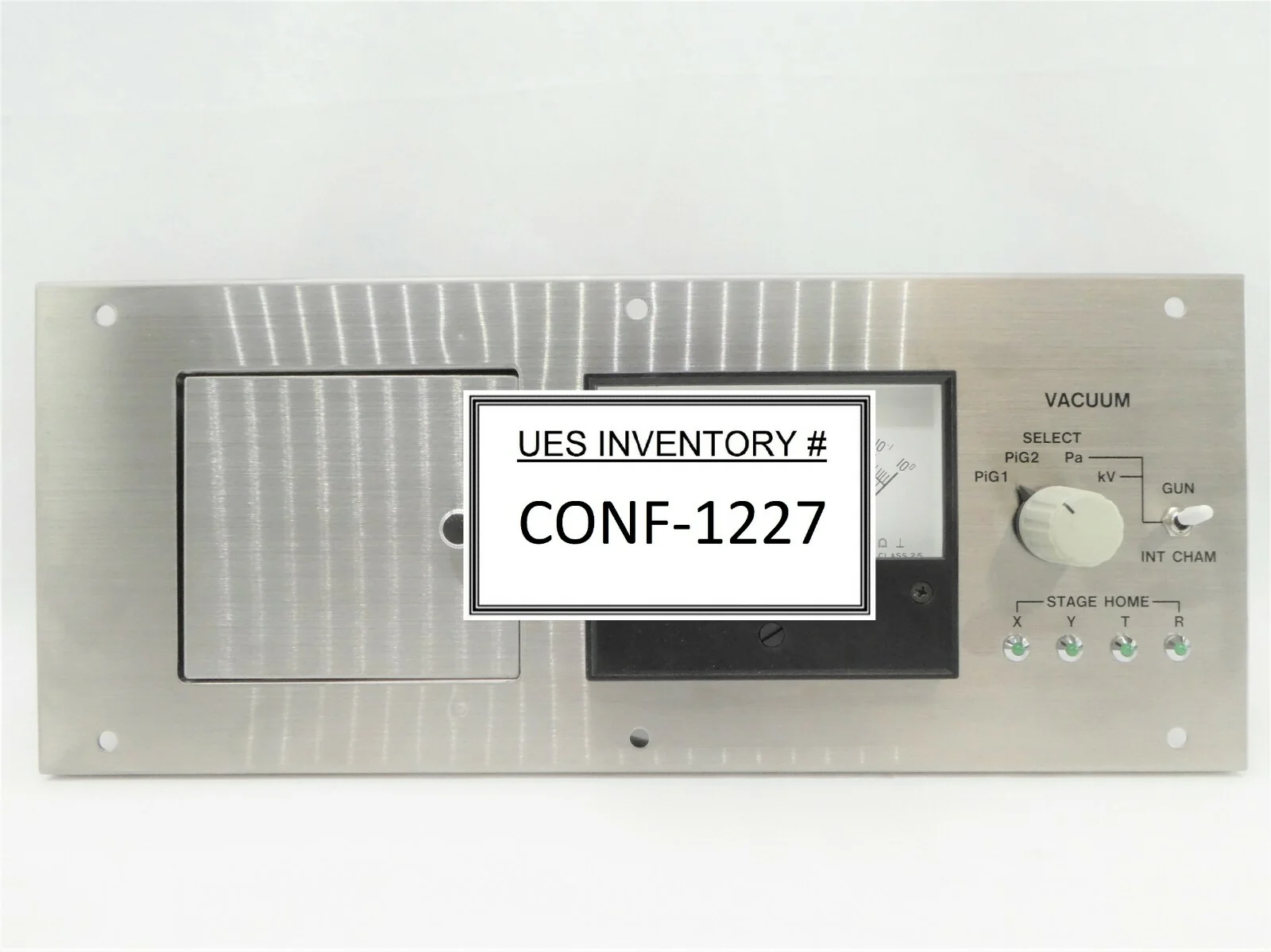 JEOL Stage Vacuum Control Panel BP102002-00 BCD-PIN/SW PB JWS-7555S SEM Working