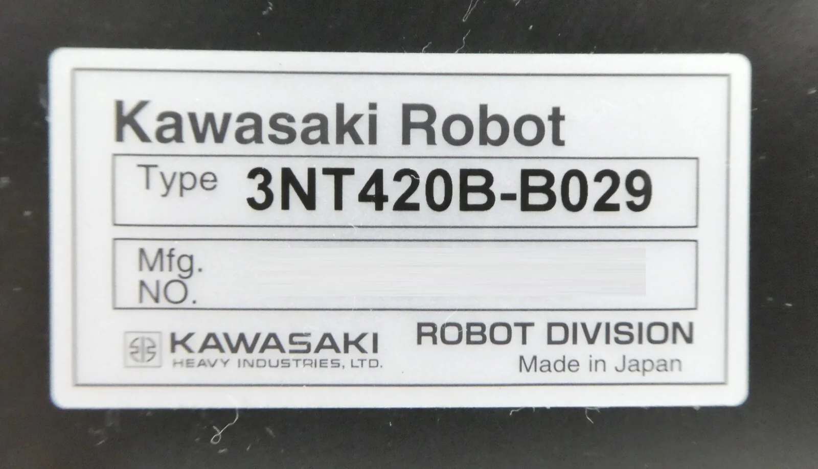 Kawasaki 3NT420B-B029 300mm Dual Blade Wafer Transfer Robot Untested As-Is - Image 16