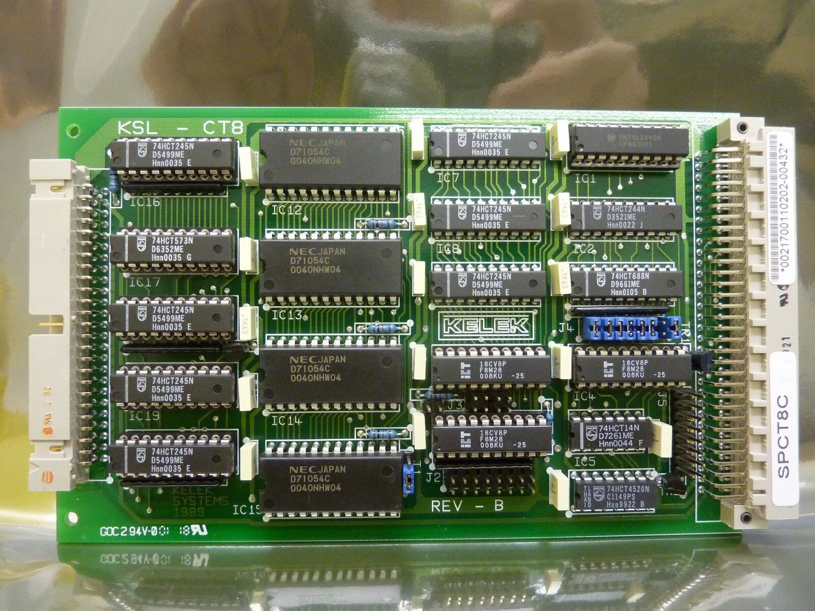 Kelek Systems KSL-CT8 Processor Board PCB Card SPCT8C 14 640 801 Used Working - Image 2