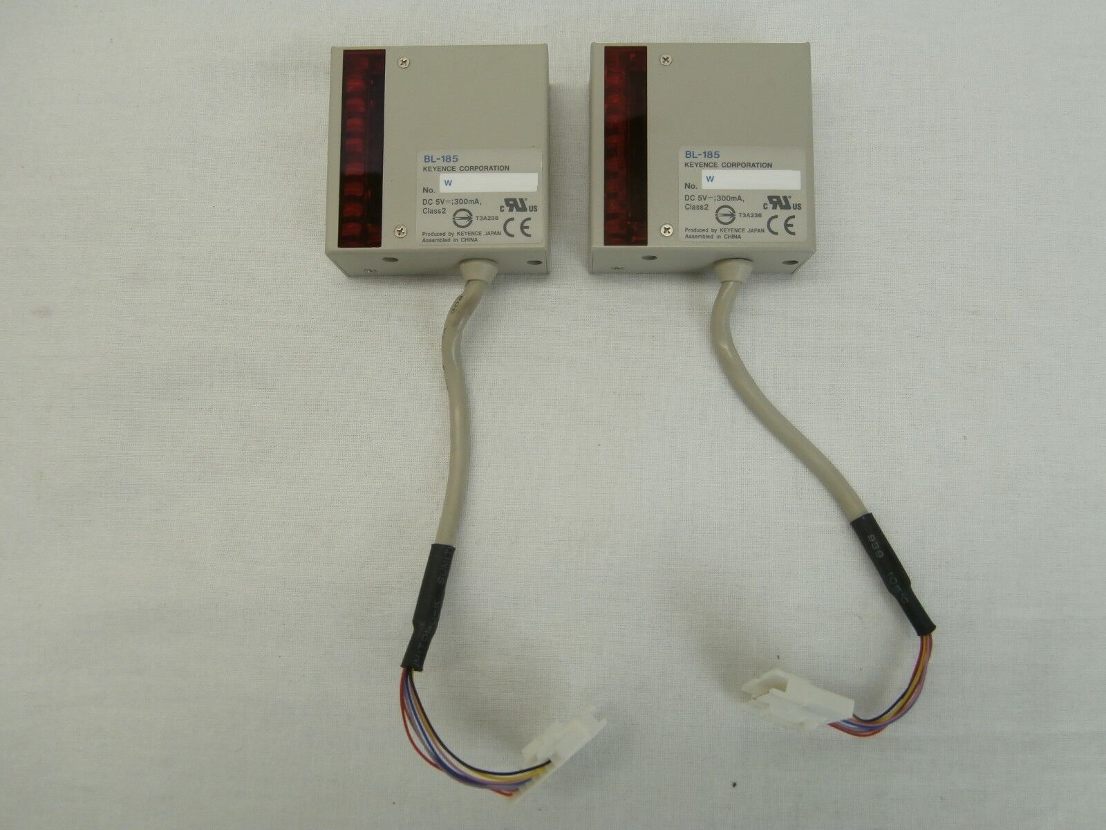 Keyence BL-185 Ultra Small CCD Barcode Reader Reseller Lot of 2 Used Working - Image 2