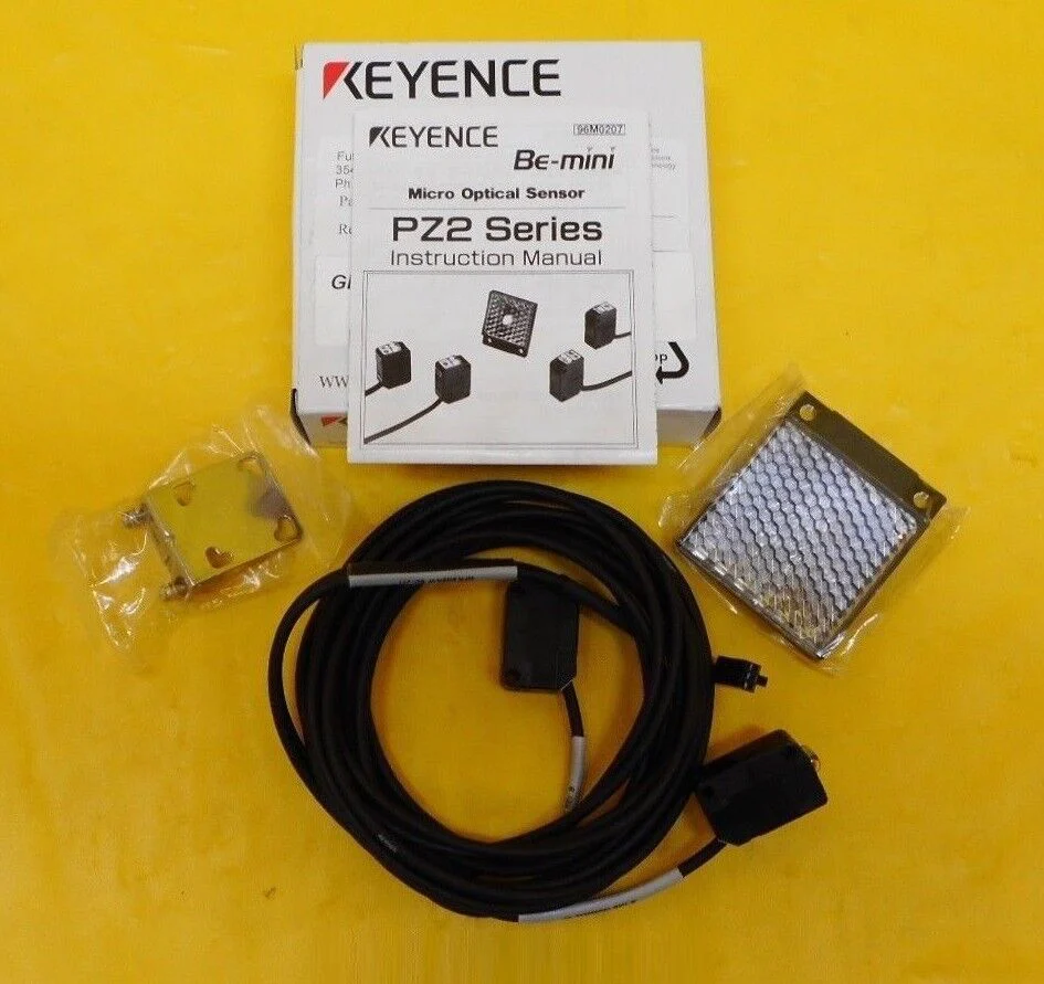 Keyence PZ2-61 Micro Optical Sensor Square Retro-Reflective ASM 02-333658D01 New - Image 2