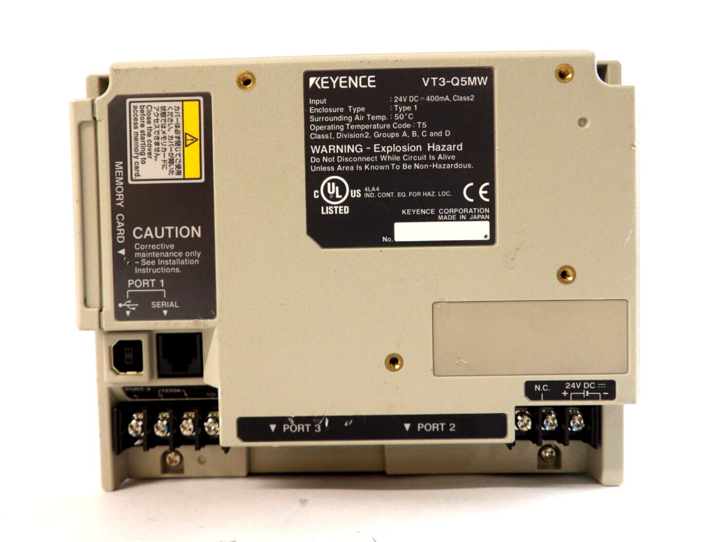 Keyence VT3-Q5MW 6" LCD Interface Touch Panel Display Assembly Working Surplus - Image 6