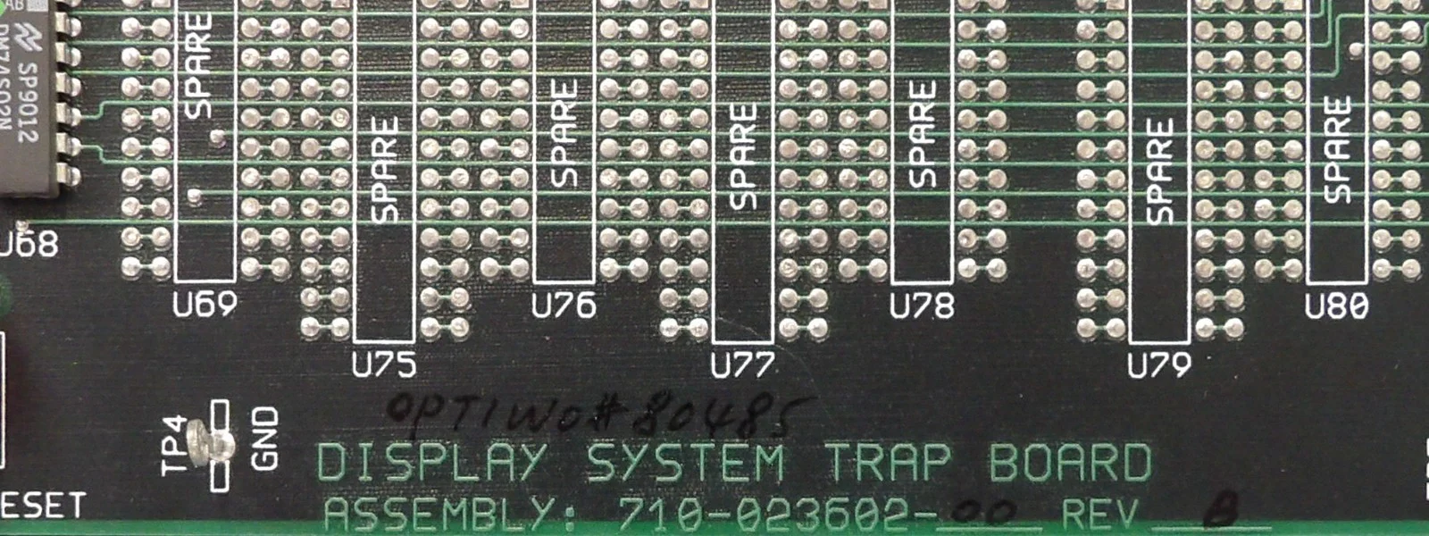 KLA Instruments 710-023602-00 Display System Trap Board PCB Card Working Spare - Image 7