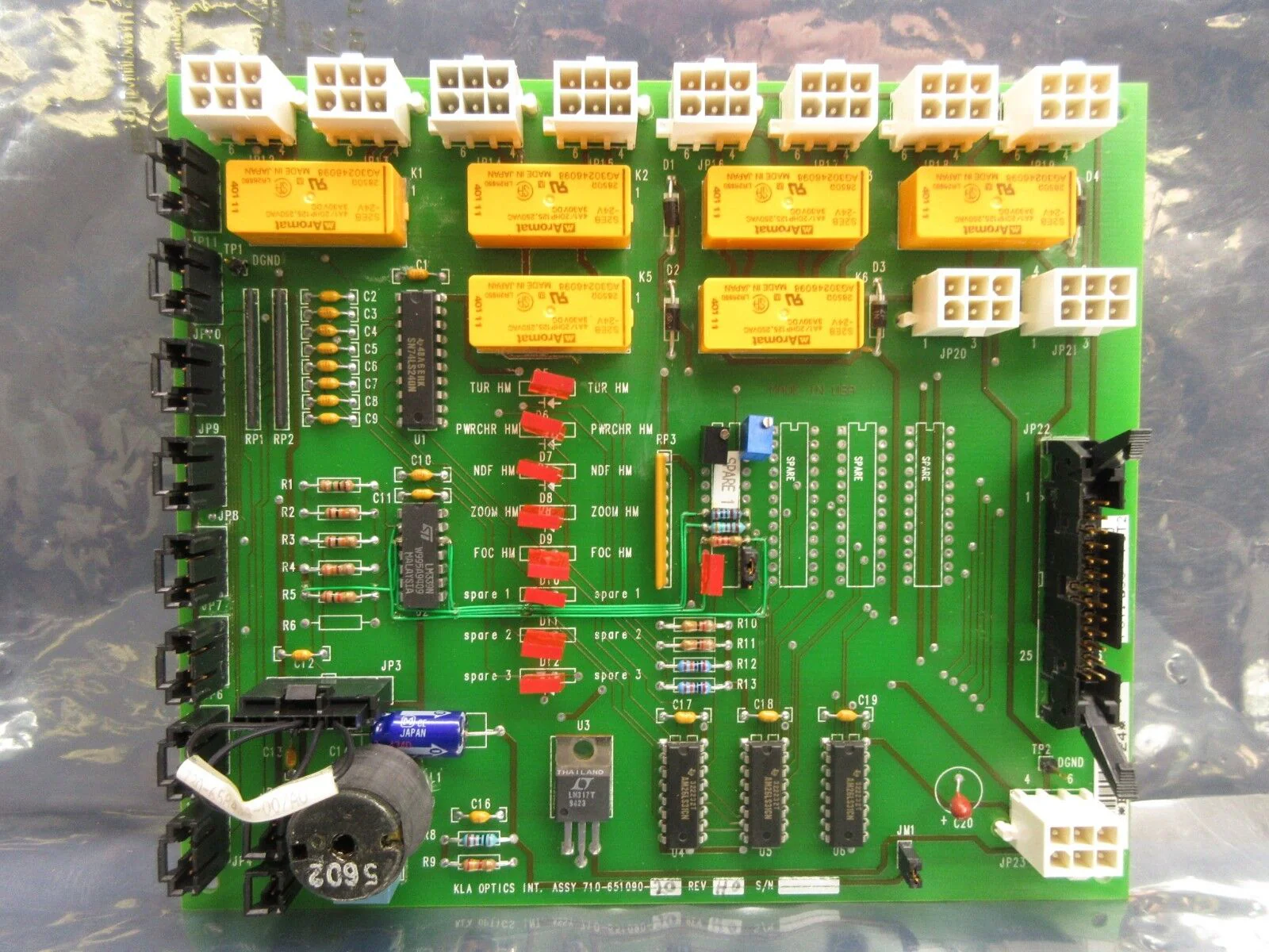 KLA Instruments 710-651090-20 Interface Board PCB 2132 200mm Wafer Used Working - Image 2