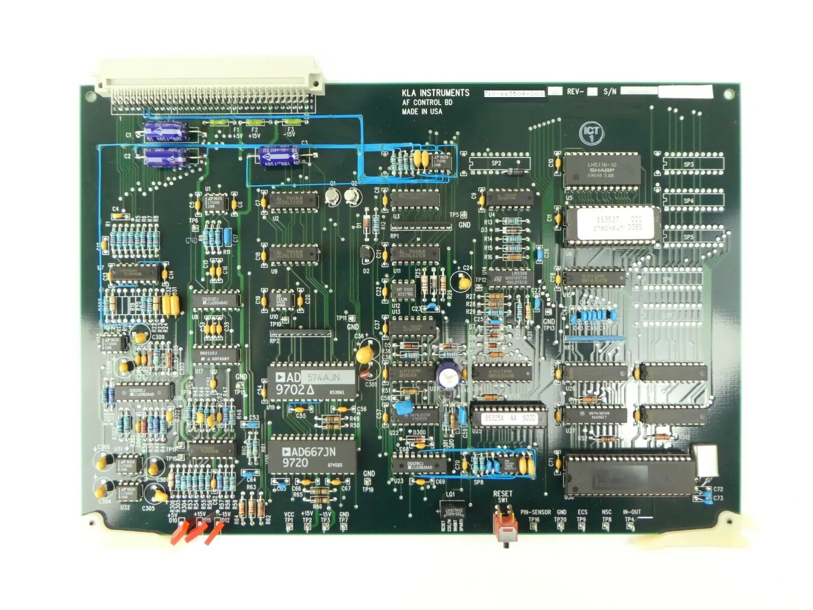 KLA Instruments 710-663509-000 Autofocus AF Control Board PCB Card 2132 Used - Image 2