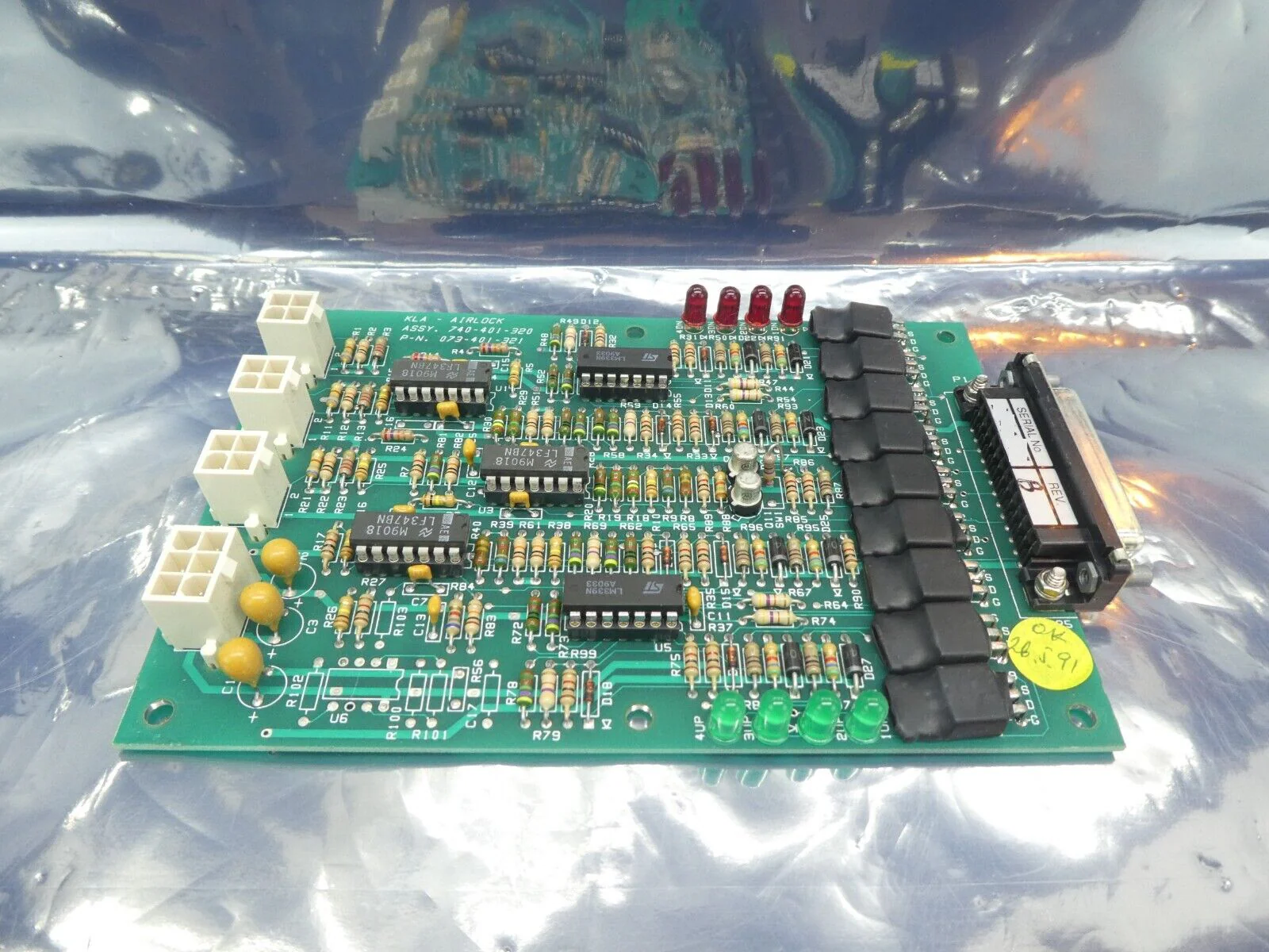 KLA-Tencor 073-401-321 Airlock PCB 740-401-320 eS31 E-Beam System Working Spare - Image 5