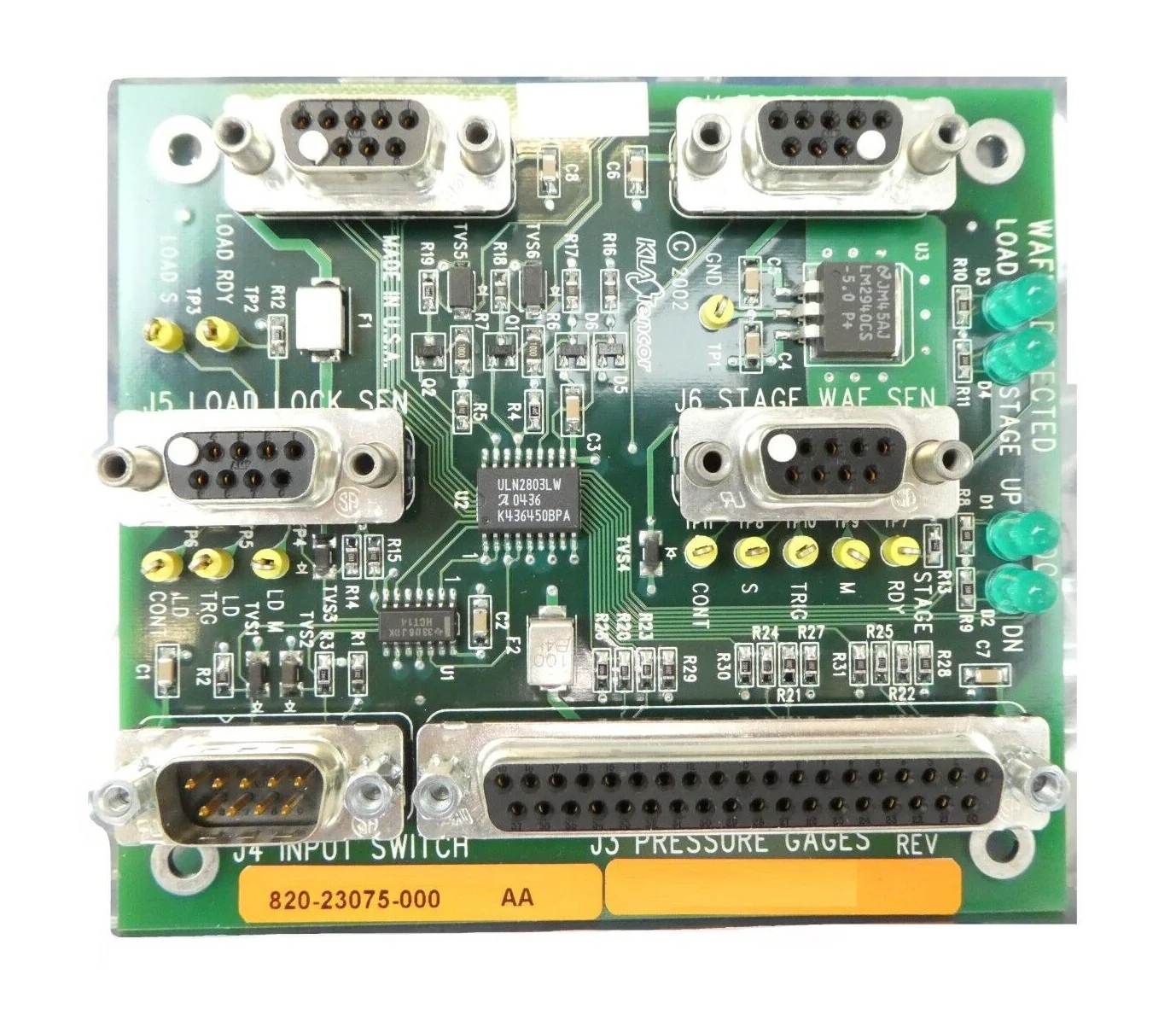 KLA-Tencor 820-23075-000 Interface Connector Board PCB eS31 Working Surplus - Image 2