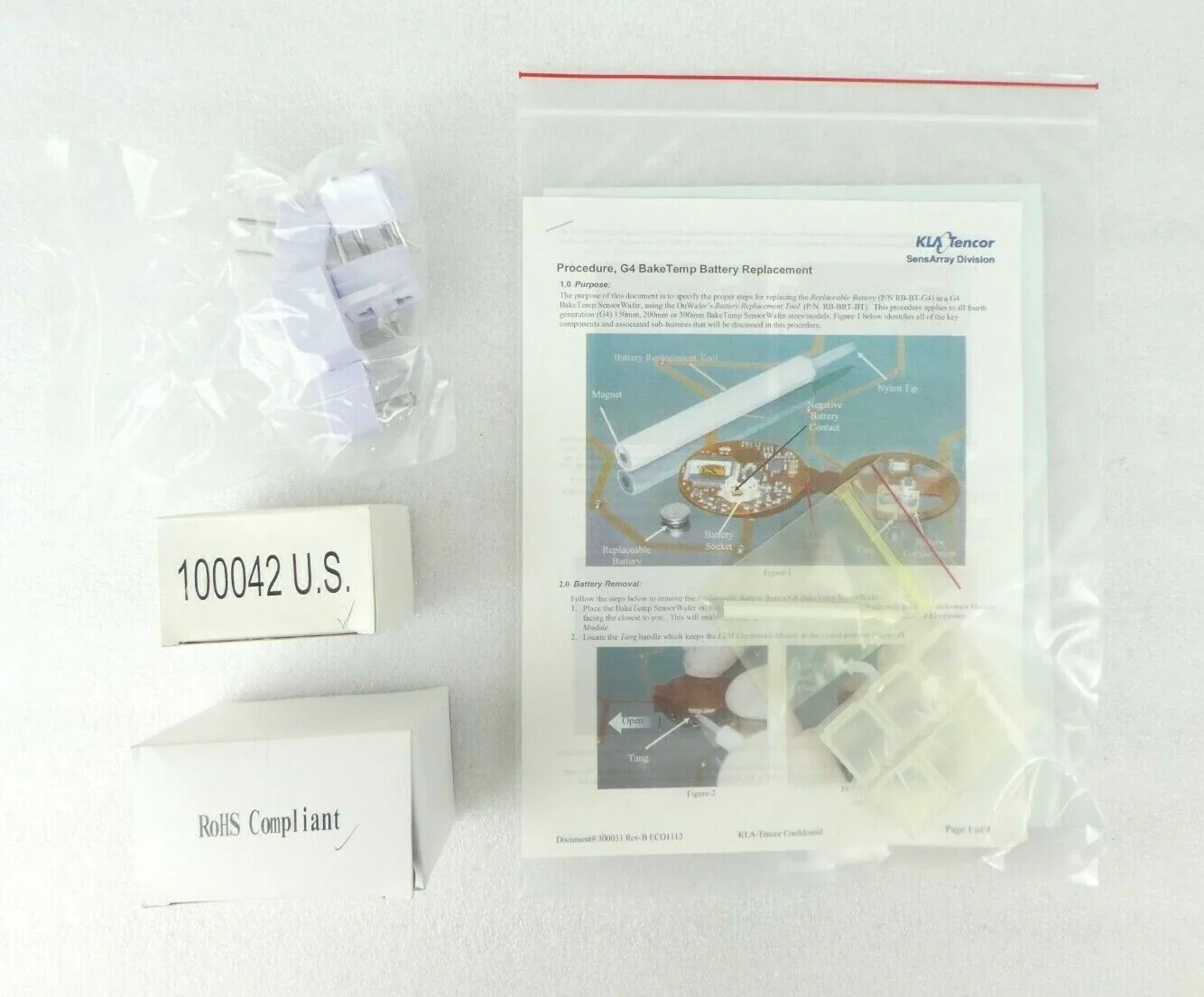 KLA-Tencor BT300-G4_SA 300mm Wafer BakeTemp SensorWafer New Surplus - Image 8