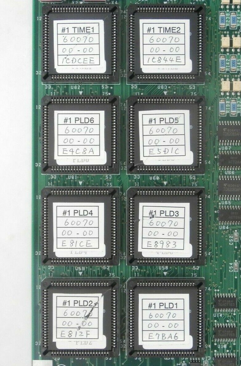 Kokusai Electric D2E01448 B #1 TIME/PLD Processor PCB Card INT-MB 60070 Working - Image 10