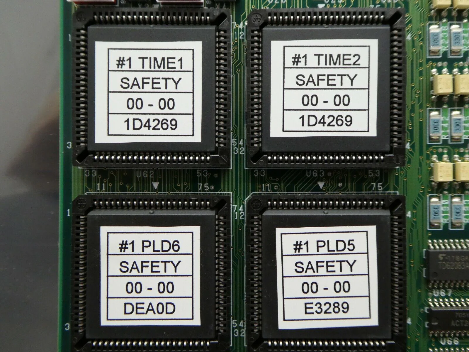 Kokusai Electric D2E01448 B #1 TIME/PLD Processor PCB Card INT-MB SAFETY Working - Image 9