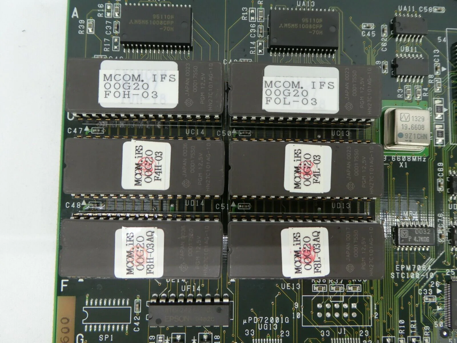 Kokusai Electric D2E01459A Interface PCB Card MC16C D2E01459A Working Spare - Image 9