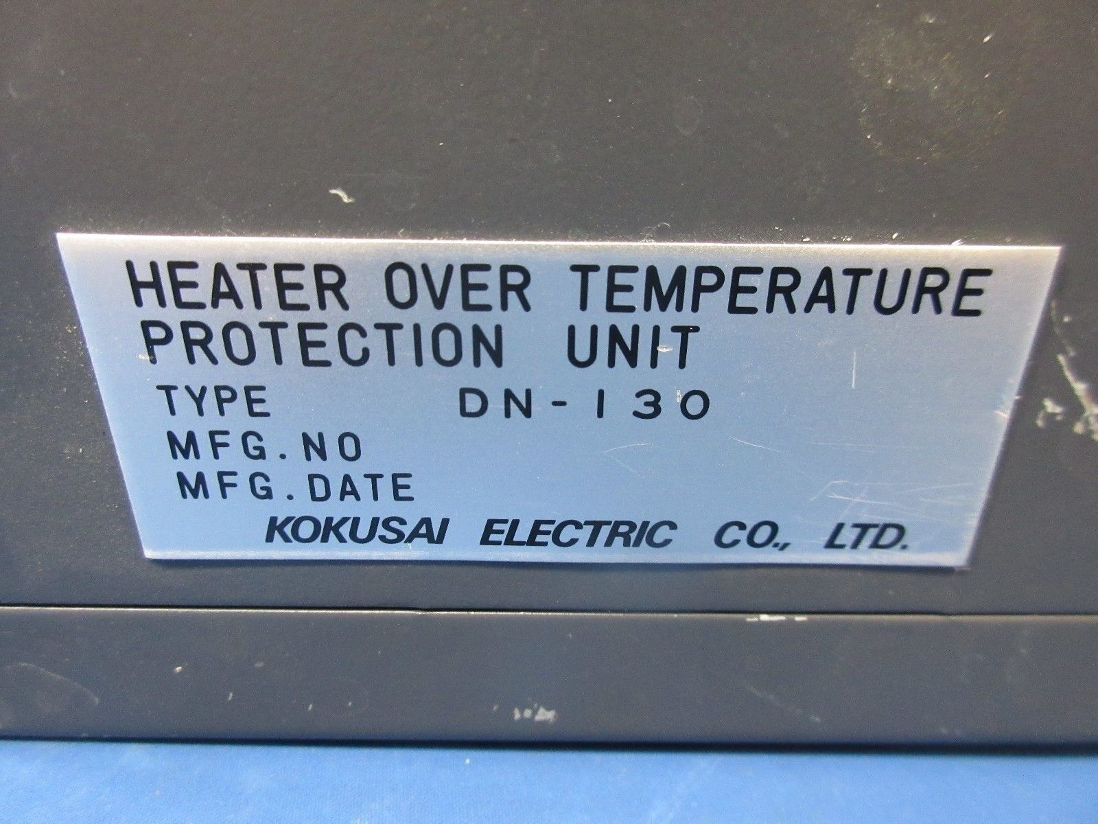 Kokusai Electric DN130PS Overheat Protector Kokusai Zestone DD-1203V Used - Image 2