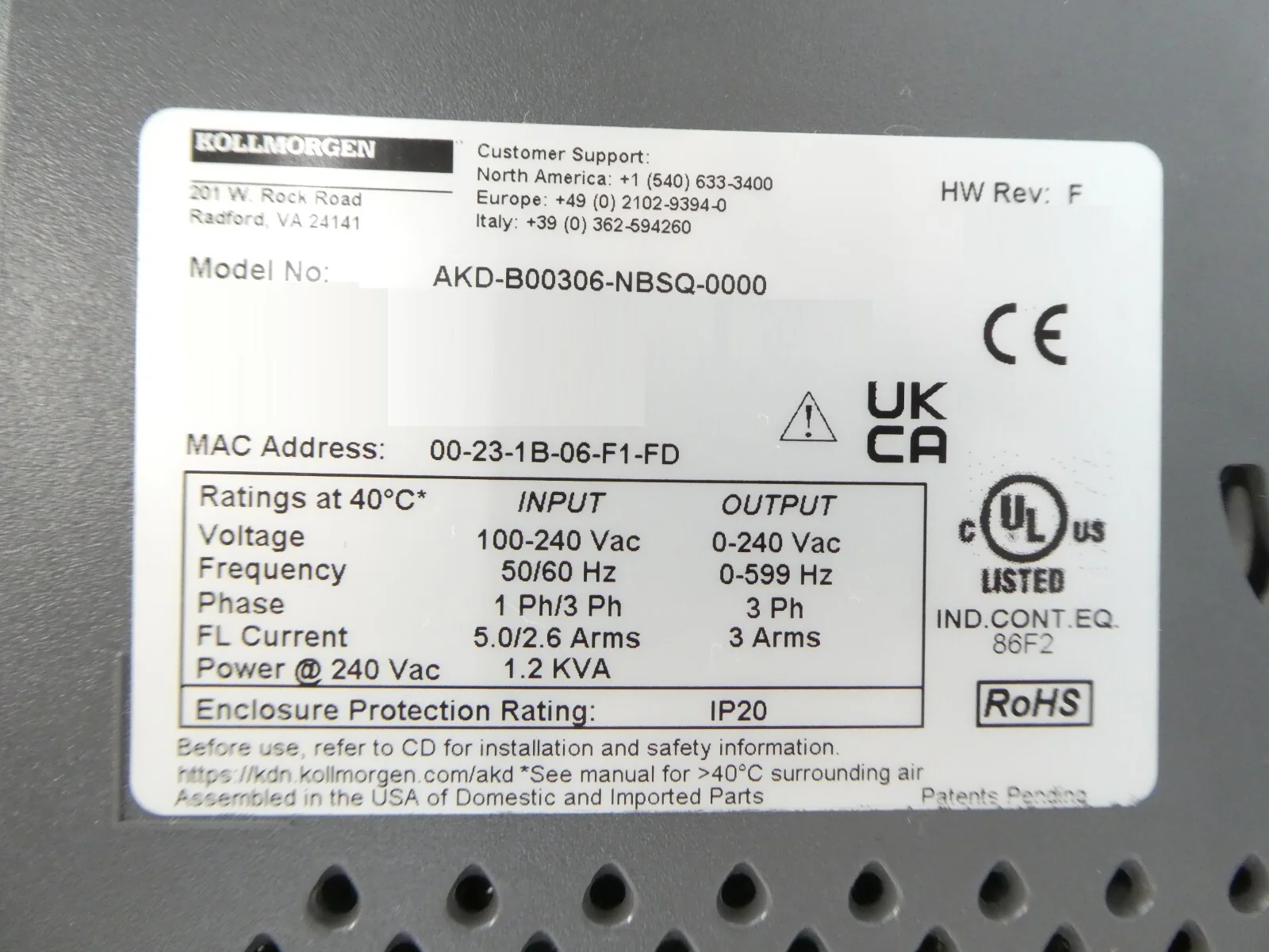 Kollmorgen AKD-B00306-NBSQ-0000 Automation Servo Drive Reseller Lot of 2 New - Image 10