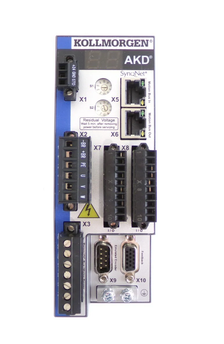 Kollmorgen AKD-B00606-NBSQ-0000 Servo Drive SynqNet Reseller Lot of 2 Working - Image 8