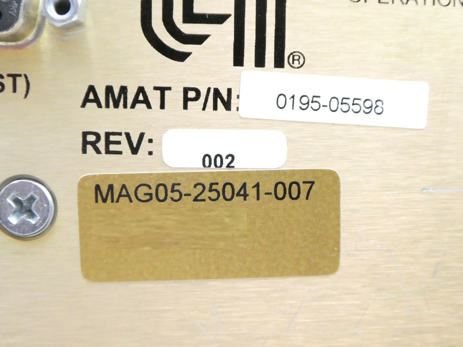 Kollmorgen MAG05-25041-007 EMAG 4 Chan Power System AMAT 0195-05598 Cu Working - Image 9