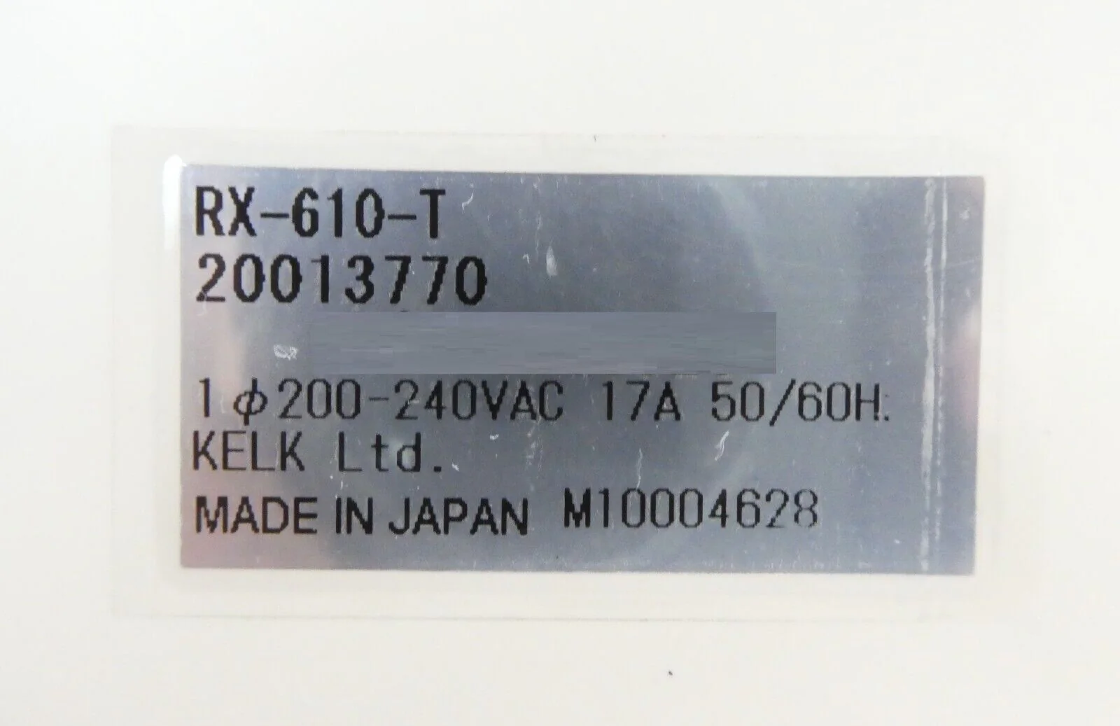 Komatsu 20013770 Chemical Circulator Controller RX-610-T Working Surplus - Image 7