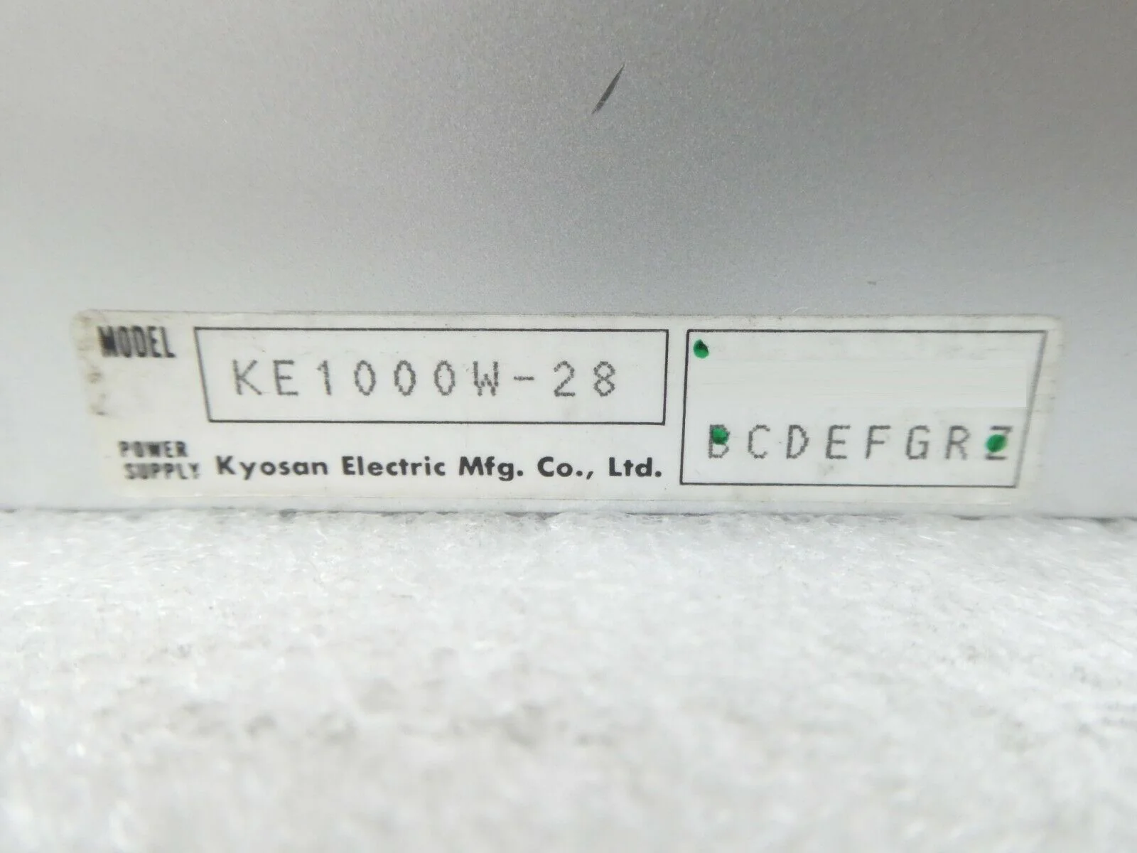 Kyosan Electric KE1000 Switching Power Supply Bio-Rad Quaestor Q5 Working Spare - Image 10