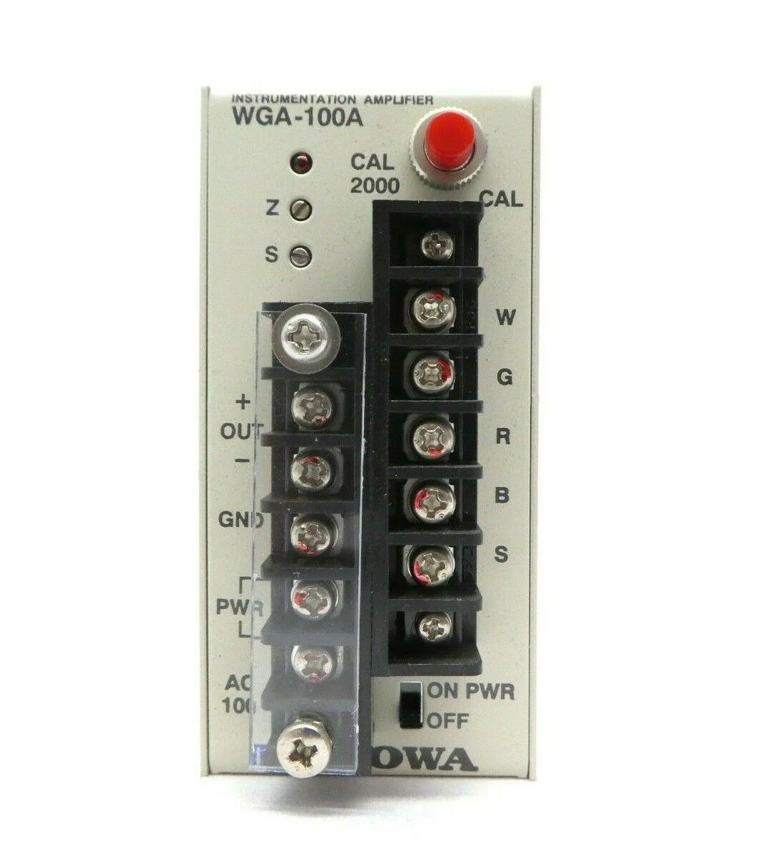 Kyowa 122100040 Instrumentation Amplifier WGA-100A Hitachi M-712E Working Spare - Image 2