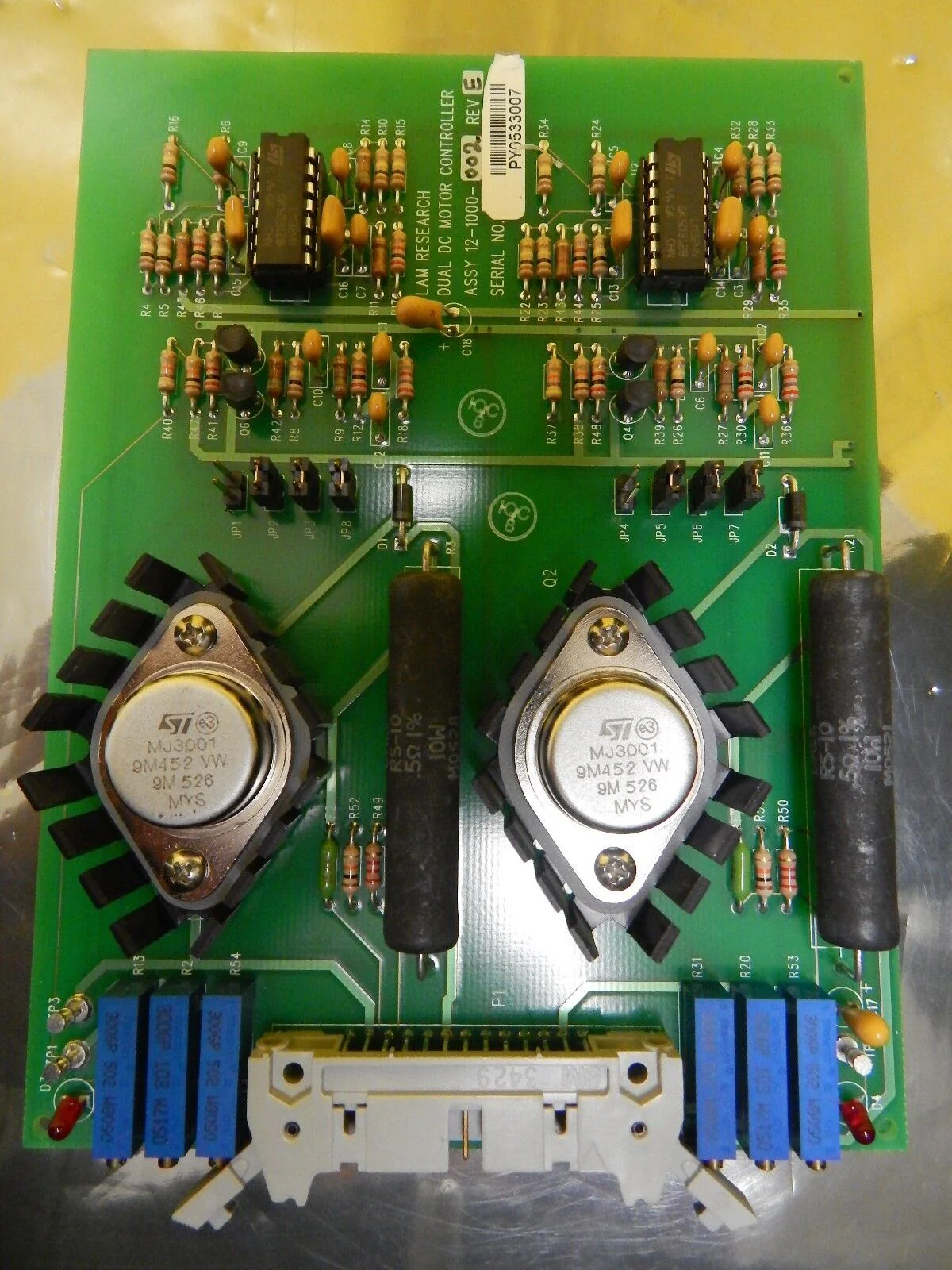 Lam Research 12-1000-002 Dual DC Motor Controller Rev. E PCB Card DSS-200 Used - Image 3