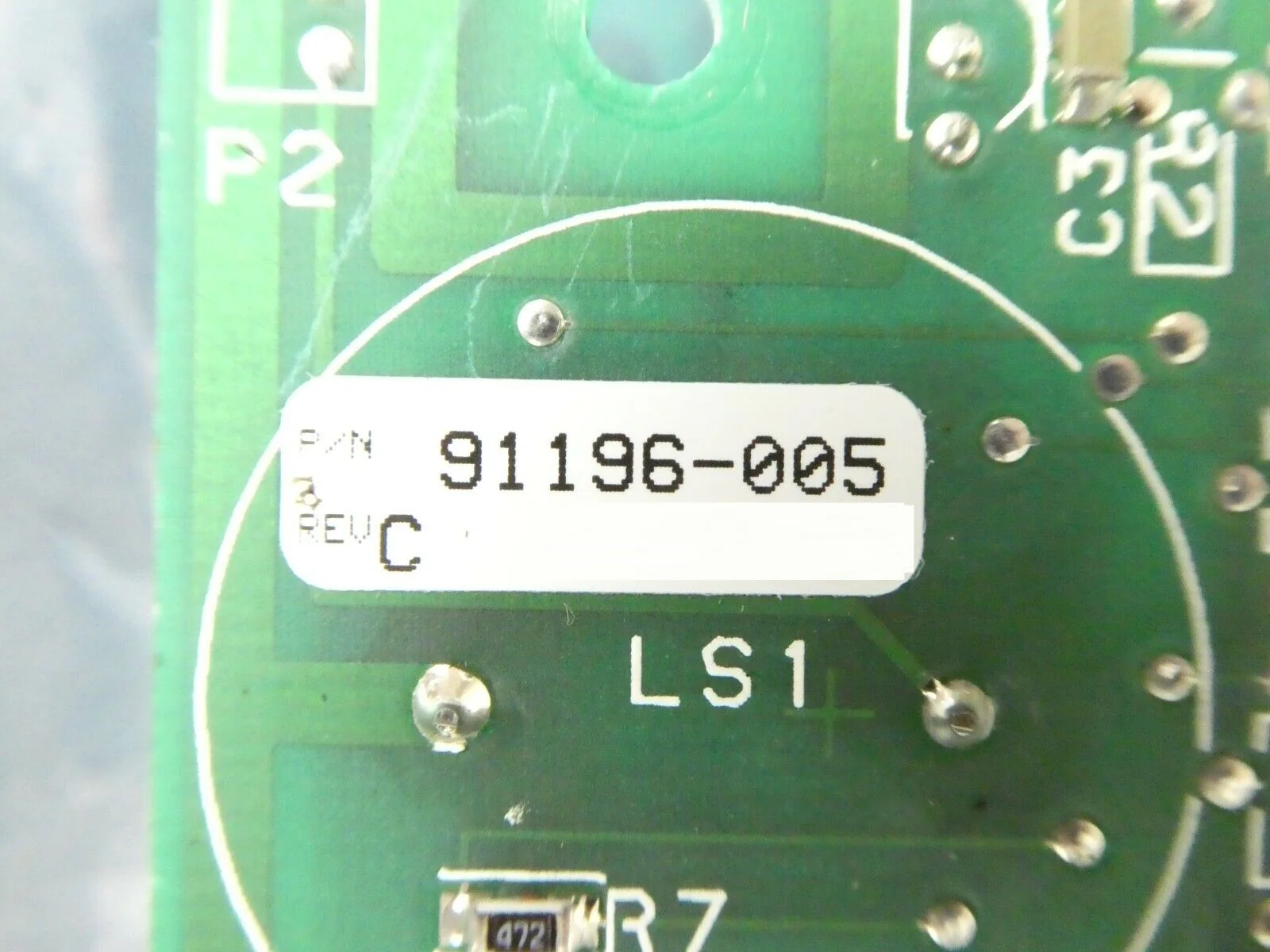 Lam Research 605-016005-001 CRT Video Bottom Board PCB 91196-005 Rev. C Working - Image 10