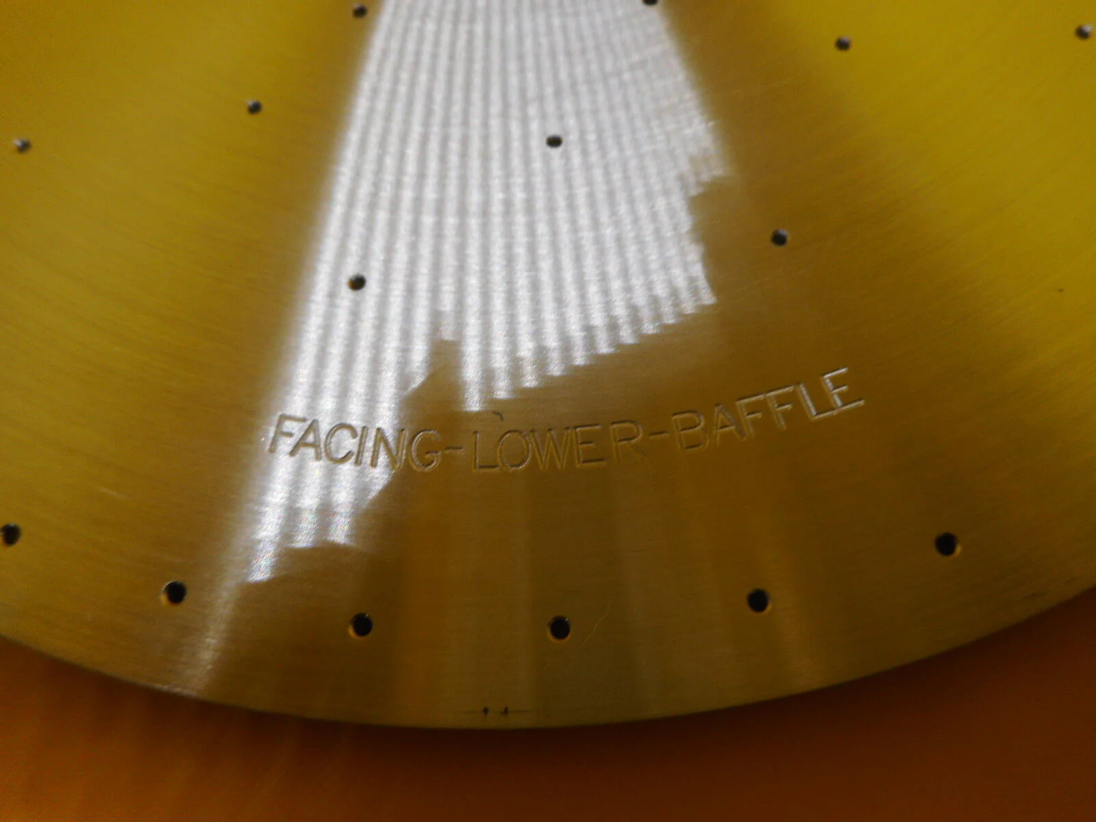 Lam Research 715-140126-001-D Upper Baffle Facing Used Working - Image 2