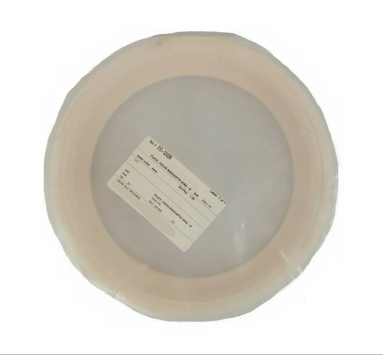 Lam Research 716-440054-108 Plate Focus Ring Adapter 810-02432R Refurbished - Image 2
