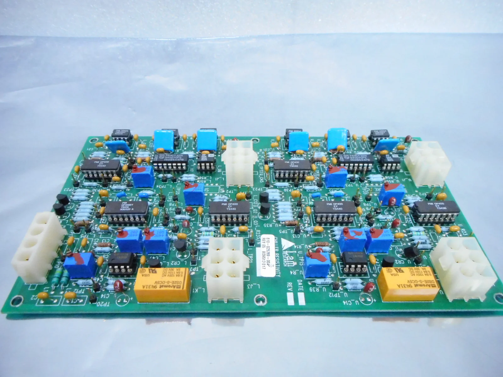 Lam Research 810-025369-002 Chiller Resistivity Board PCB Rev. E5 Untested AS-IS - Image 8