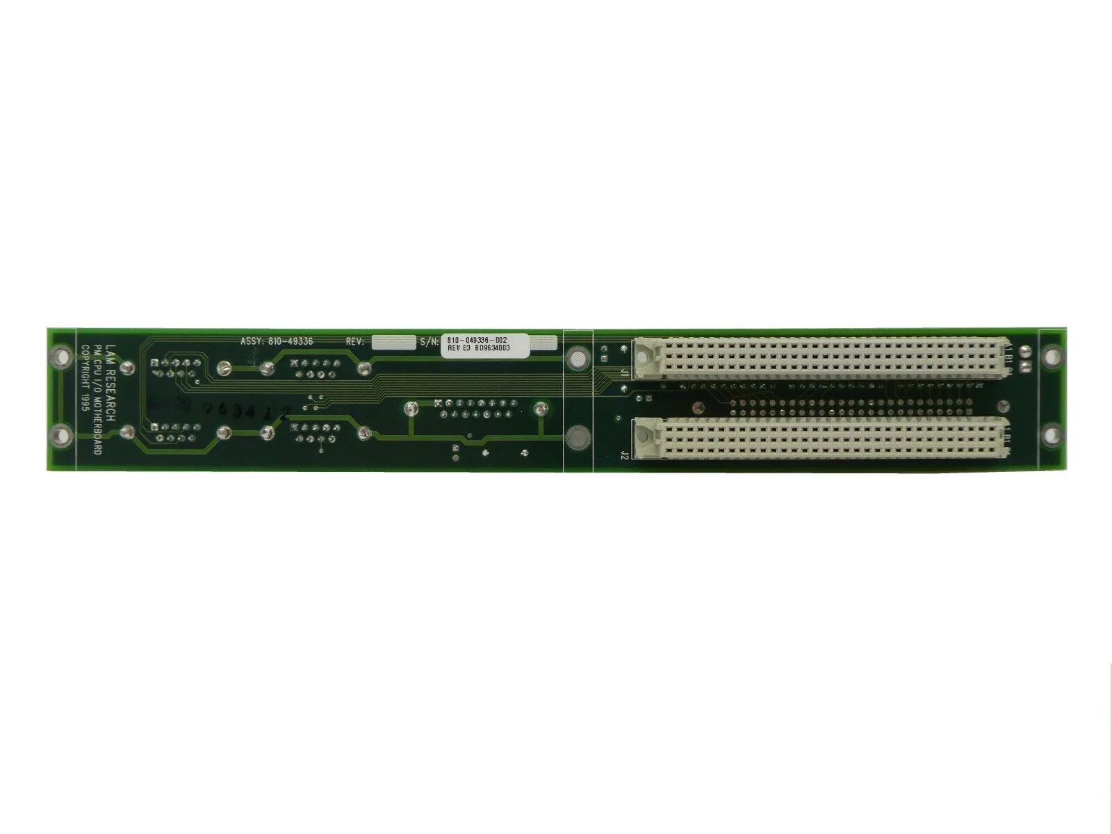 Lam Research 810-049336-002 PM CPU I/O Motherboard Backplane PCB Continuum Spare - Image 2
