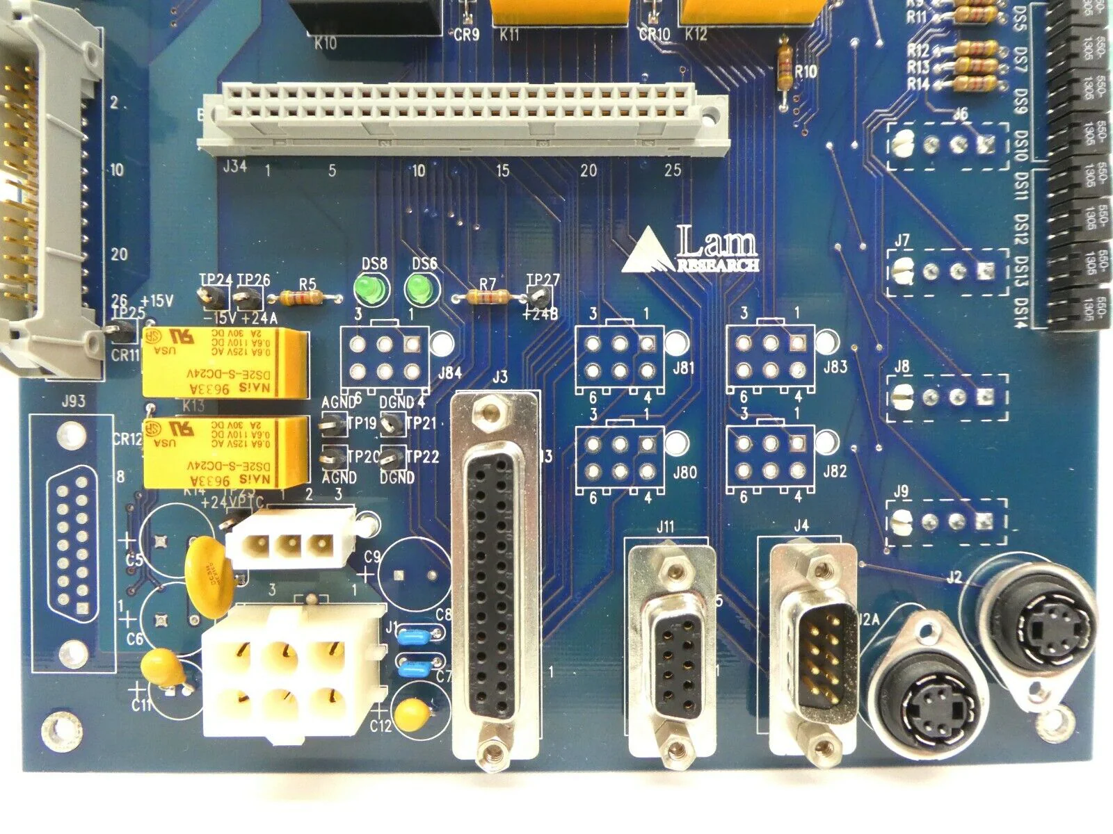 Lam Research 810-707054-002 Gas Box I/O Interlock Board PCB FPD Continuum Spare - Image 7