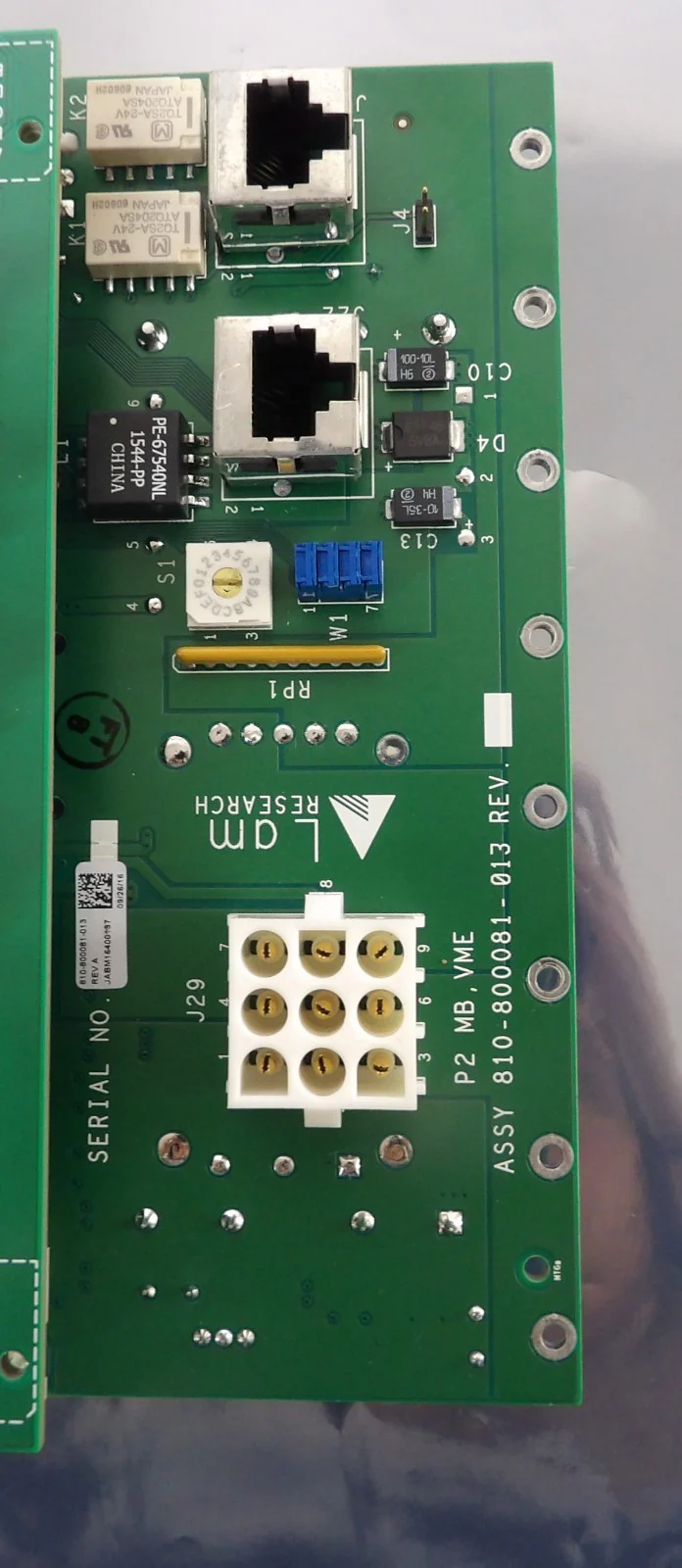 Lam Research 810-800081-013 VME Breakout Interface PCB 810-800082-018 Working - Image 10