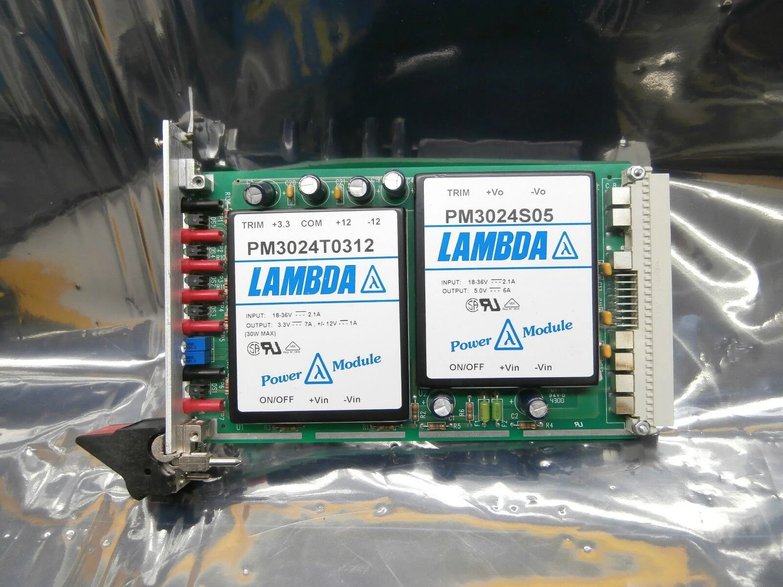 Lambda PDC60-300 Power Supply Card PCB HAL-02-1474 Rev. B Used Working - Image 2
