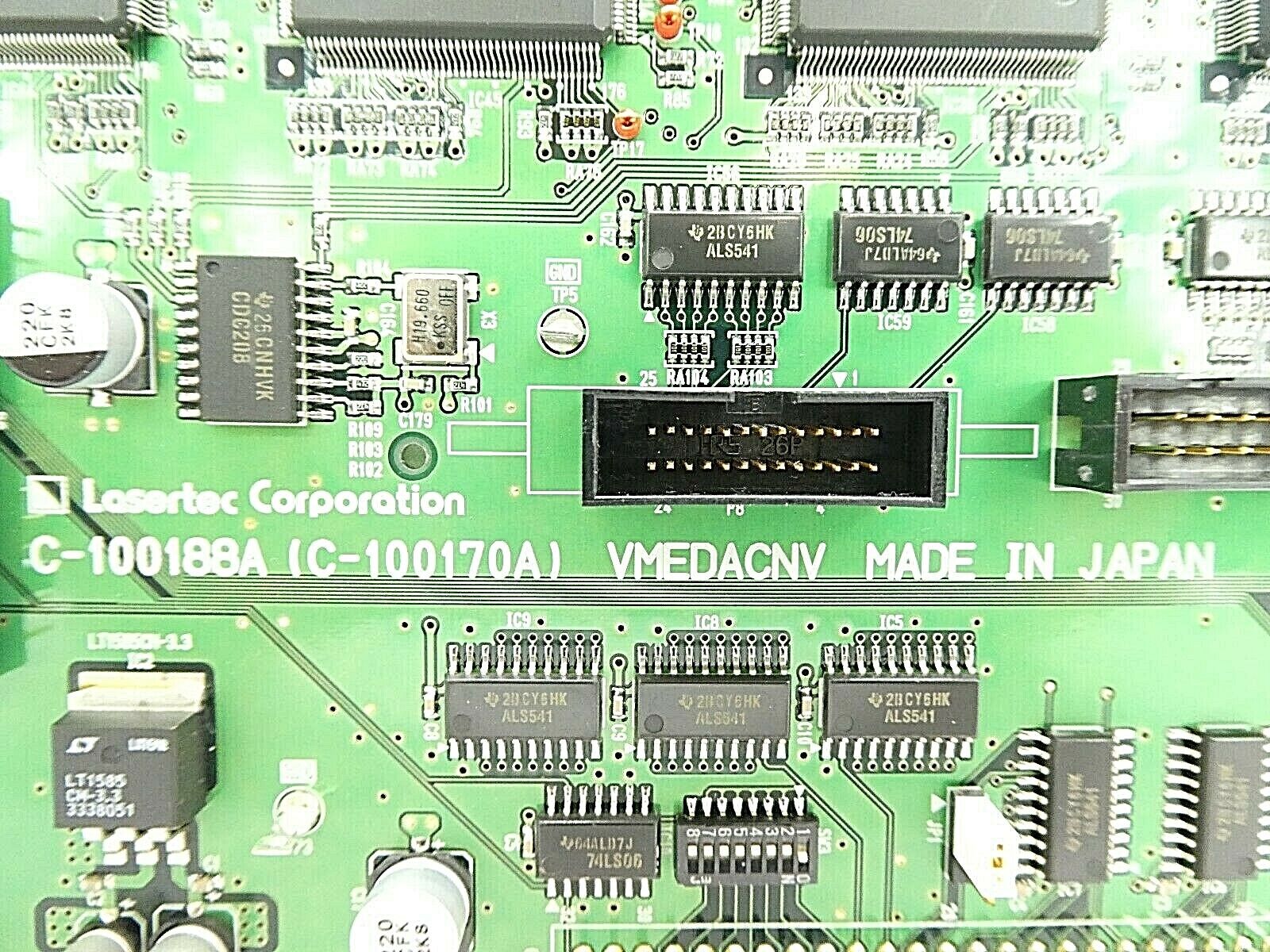 Lasertec C-100188A Driver PCB Card VMEDACNV C-100170A Working Surplus - Image 12